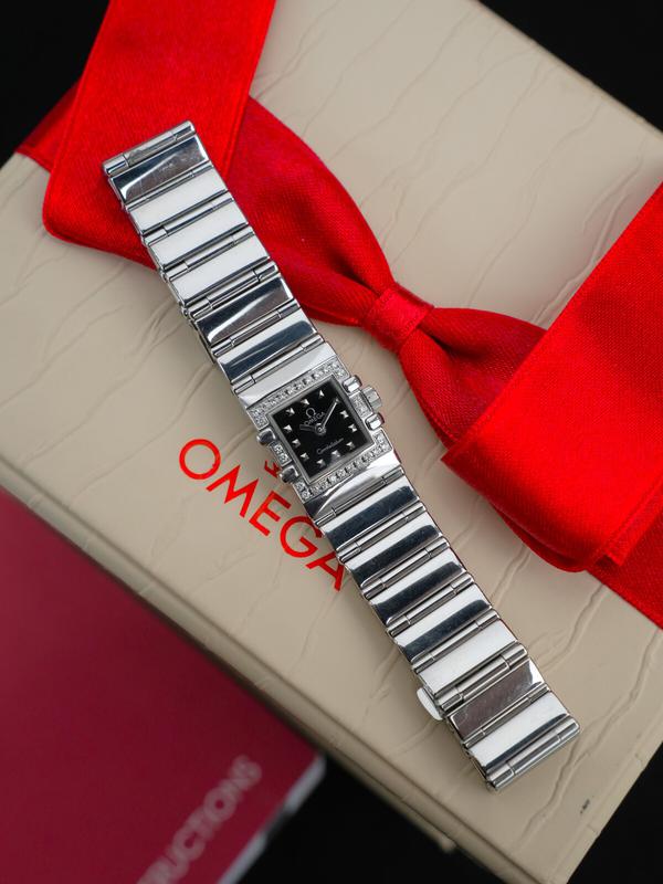 Omega Constellation Quadra 1537.51.00 20mm x 15mm Used – Quartz Thụy Sĩ Thanh Lịch