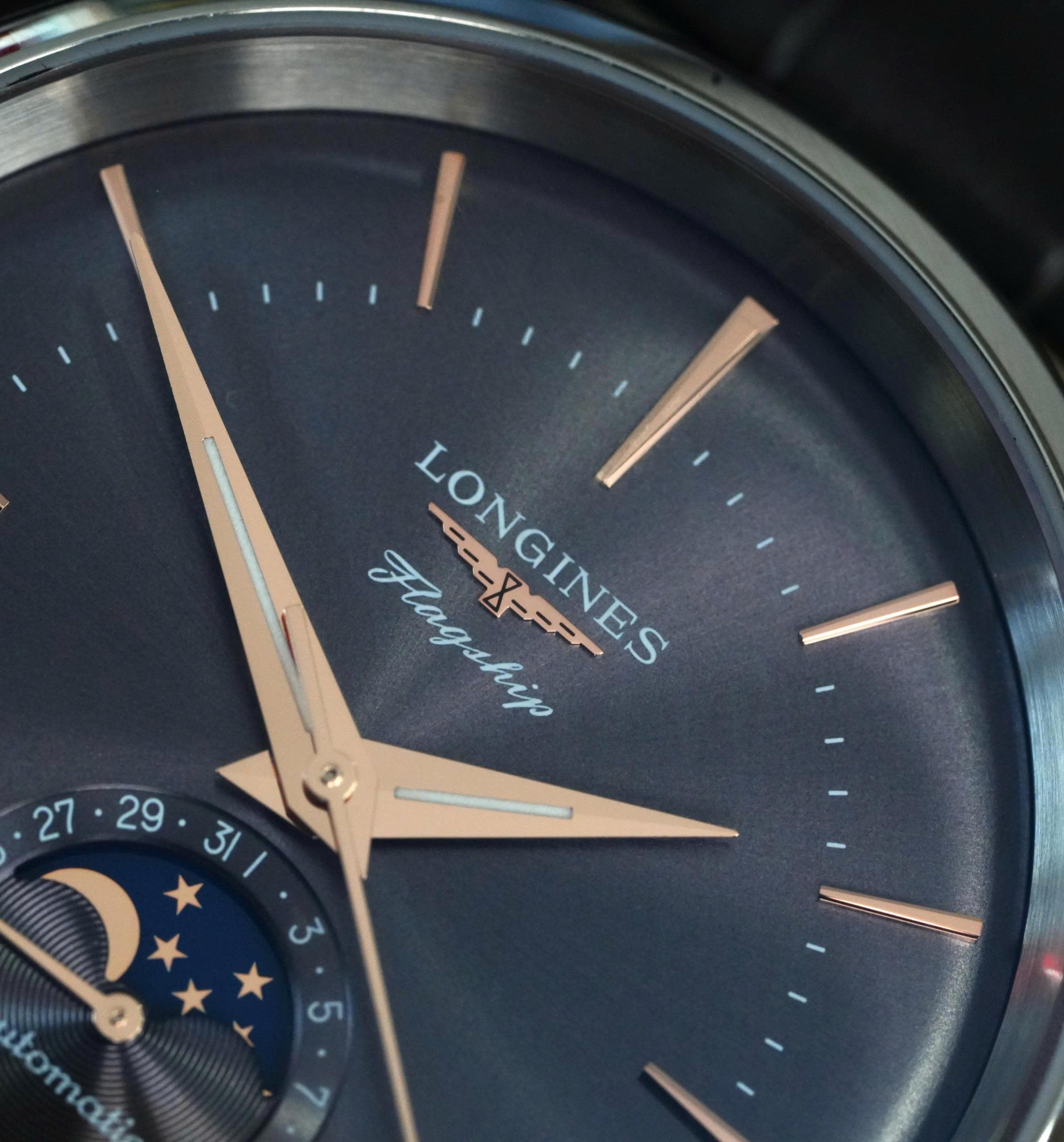 Longines Flagship Heritage Moonphase L4.815.4.52.2 38.5mm Used