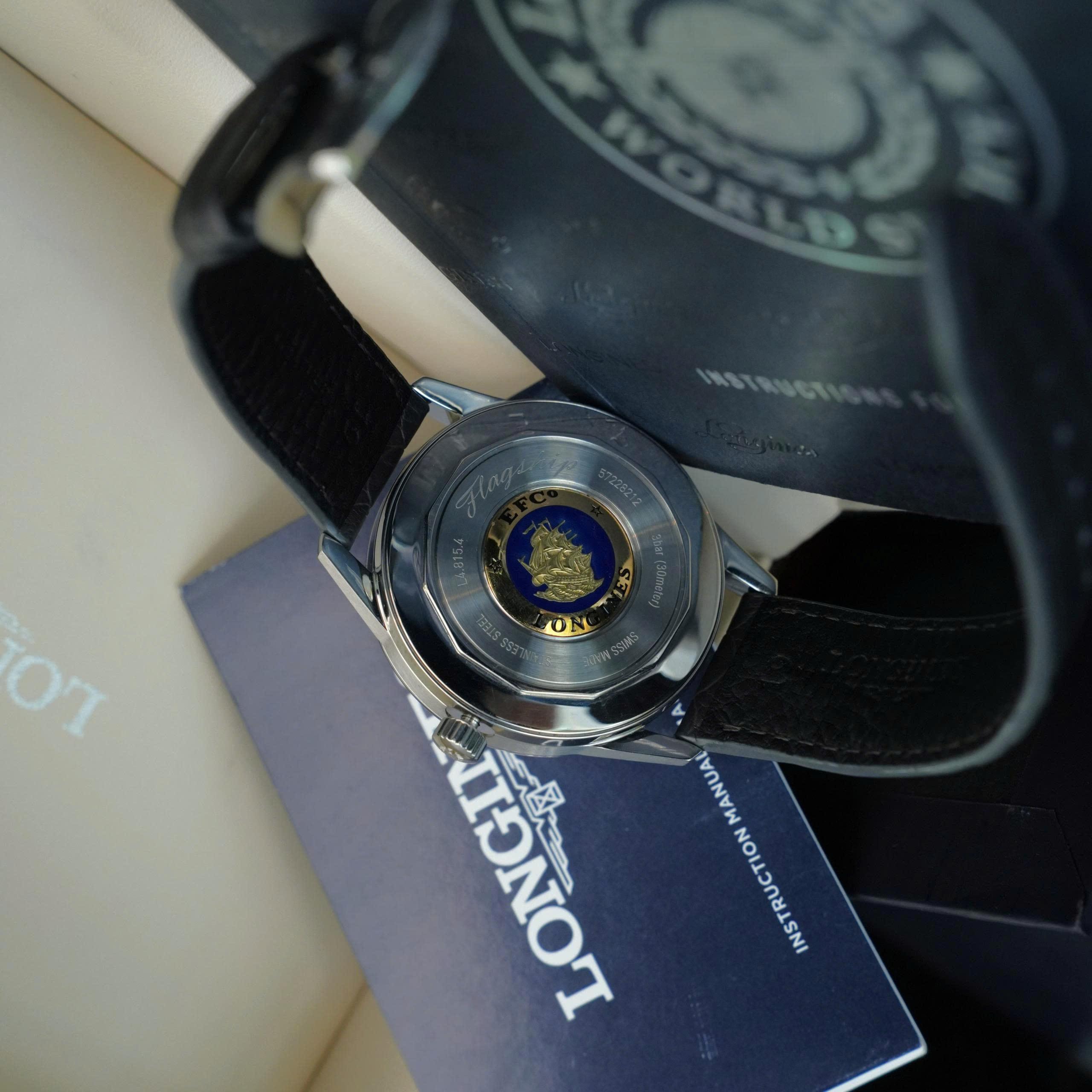 Longines Flagship Heritage Moonphase L4.815.4.52.2 38.5mm Used