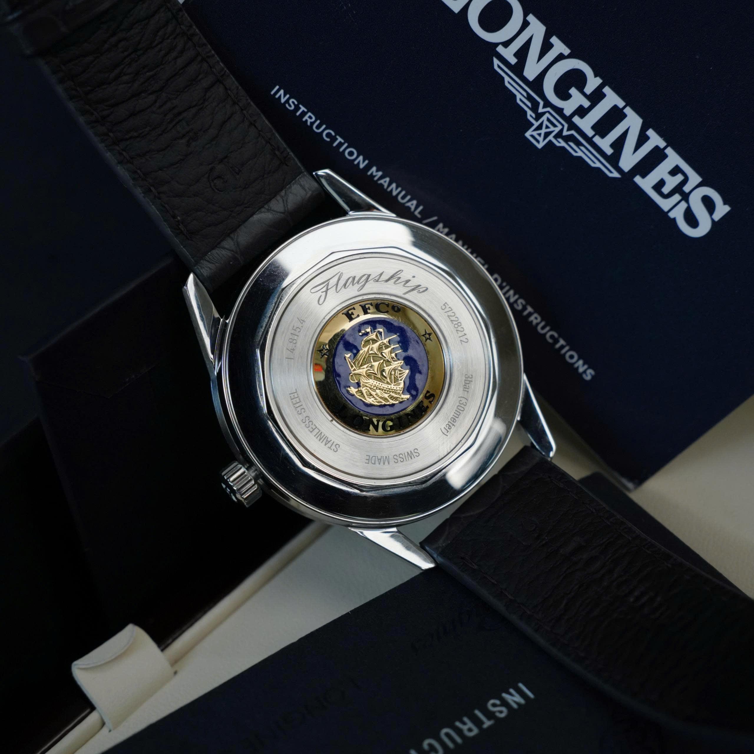 Longines Flagship Heritage Moonphase L4.815.4.52.2 38.5mm Used