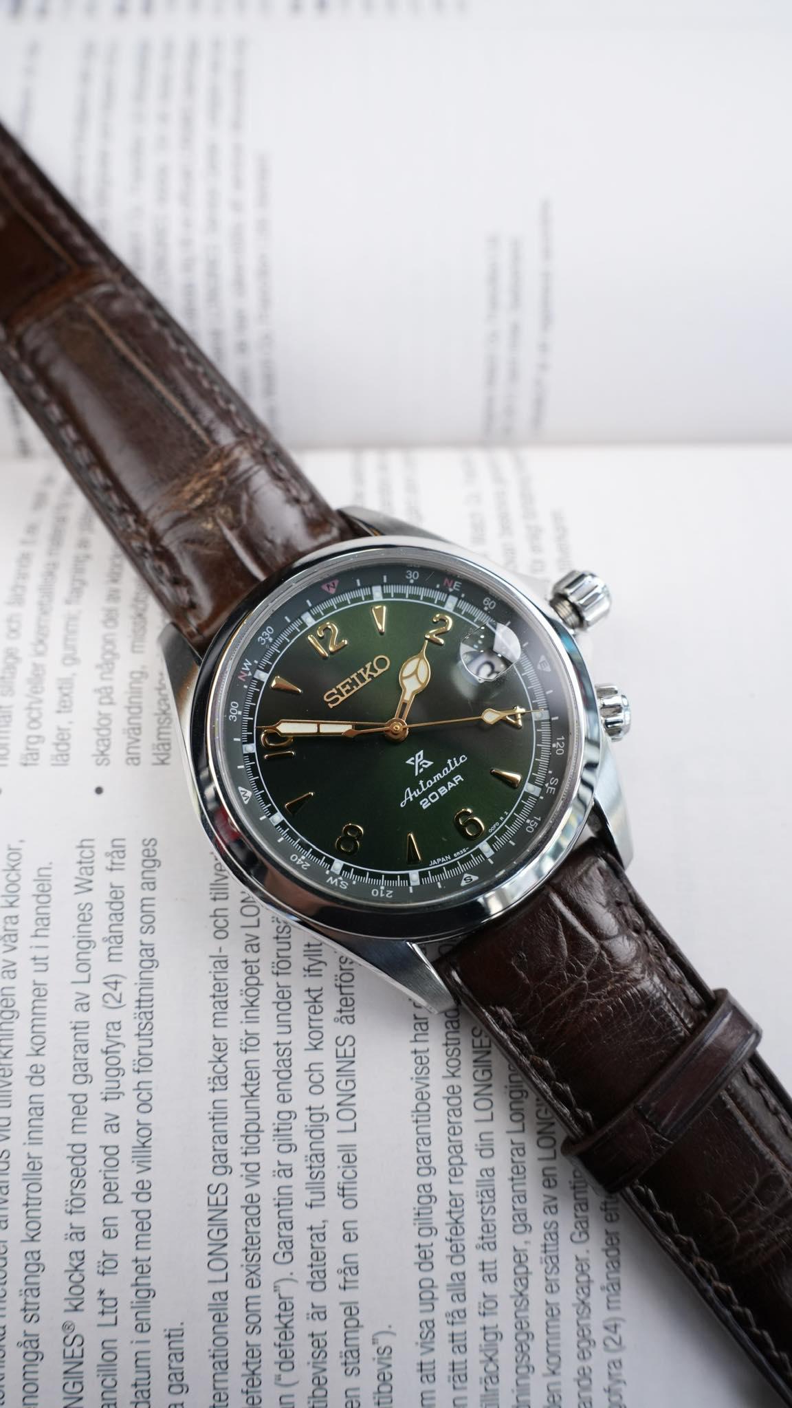 Seiko Prospex SPB121J1 (SBDC091) Used – Alpinist Xanh Lá 39.5mm