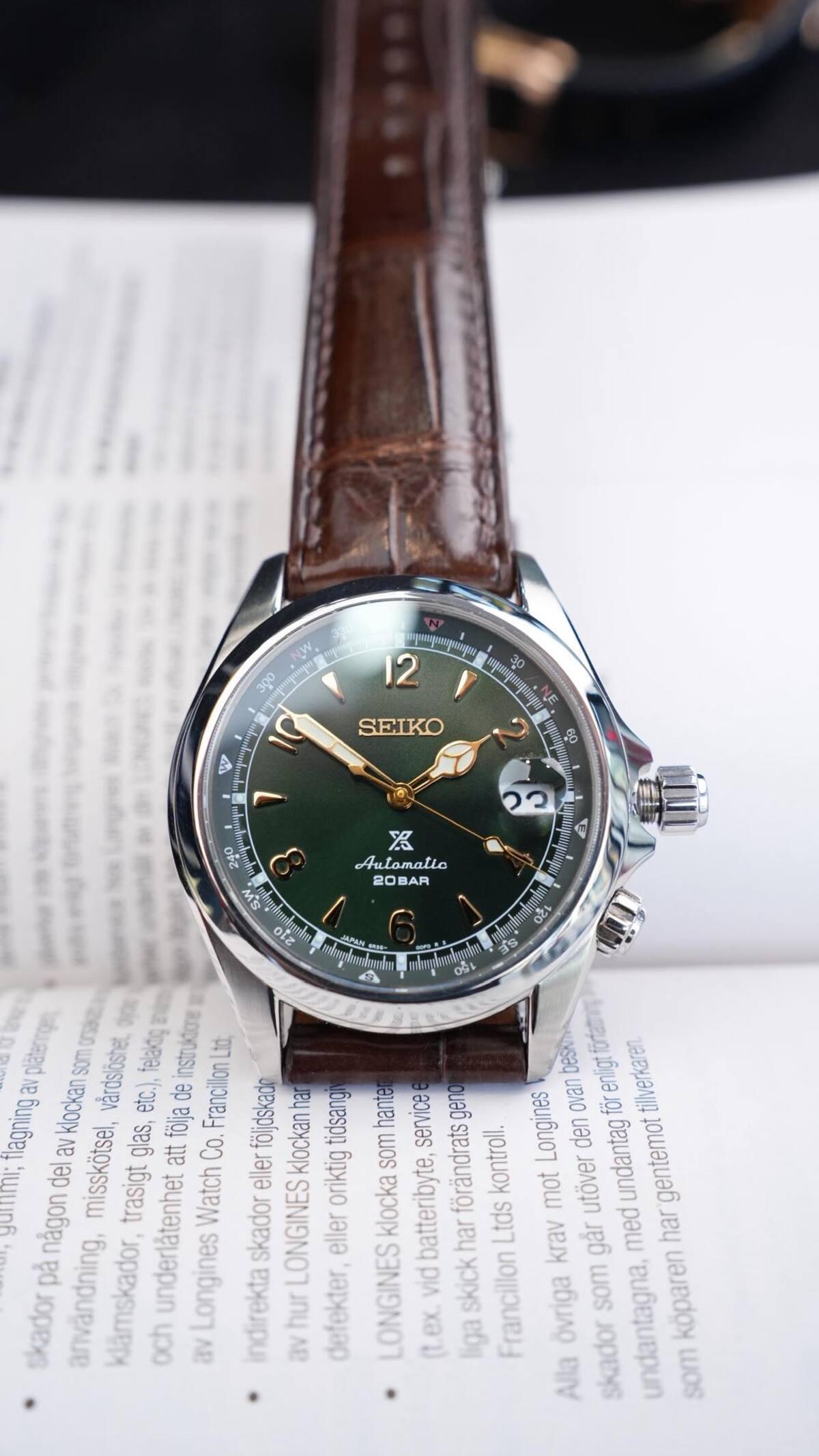 Seiko Prospex SPB121J1 (SBDC091) Used – Alpinist Xanh Lá 39.5mm
