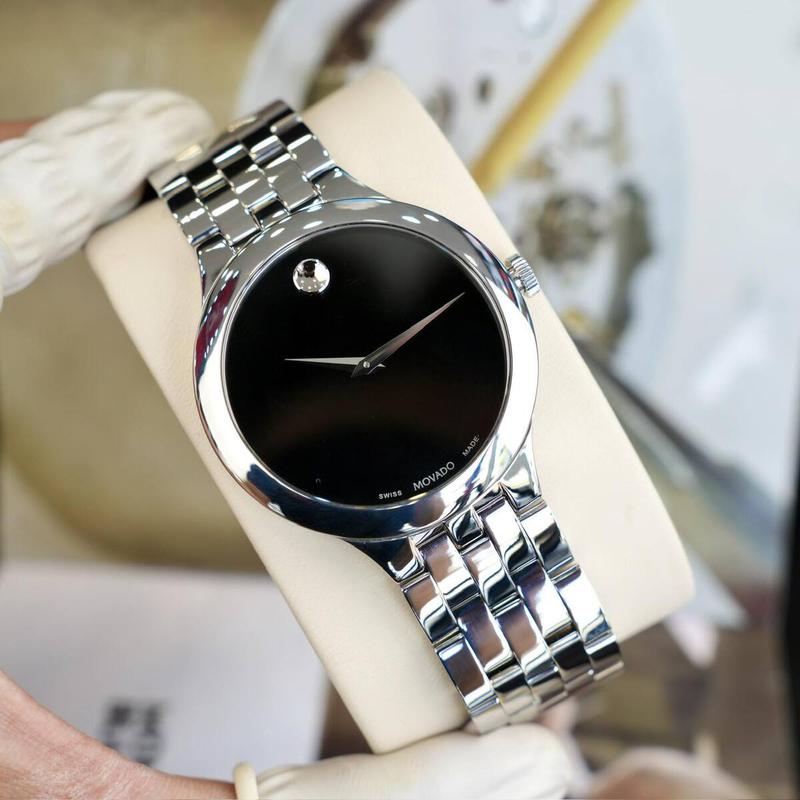 Movado Museum Black 0607415 Used – Biểu Tượng Của Sự Tối Giản