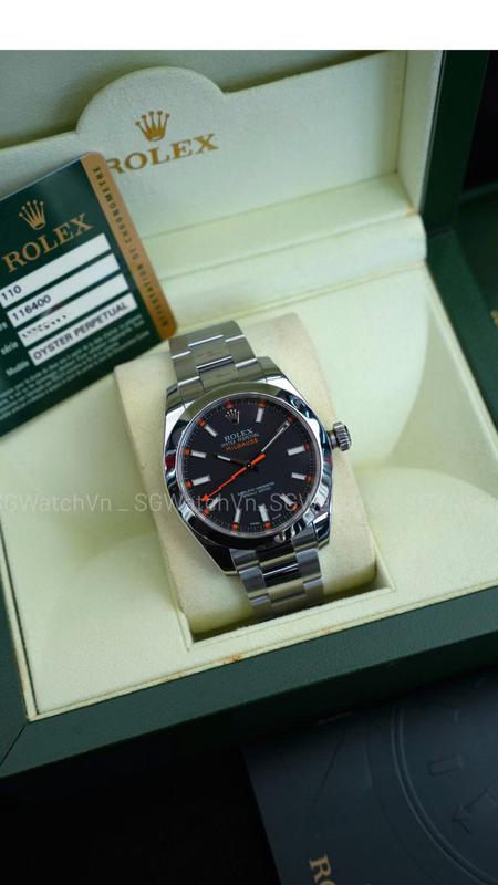 Rolex Milgauss 40mm 116400 (Black Dial – Lightning Bolt Hand) – USED Fullset
