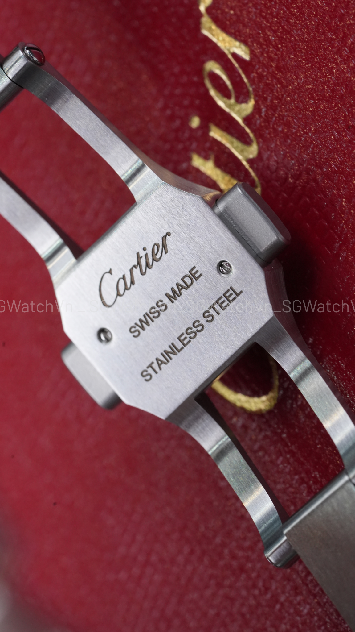 Cartier Santos de Cartier WSSA0061 (Green Gradient Dial Size M) – NEW Full Set