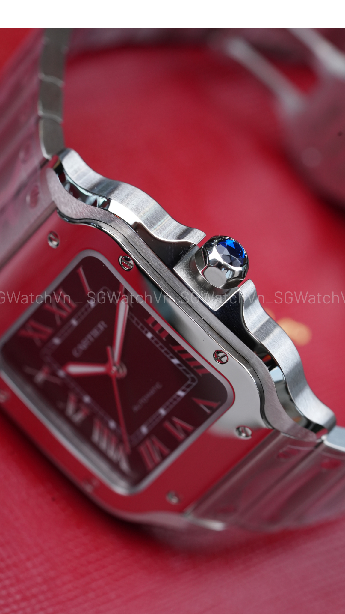 Cartier Santos de Cartier WSSA0061 (Green Gradient Dial Size M) – NEW Full Set