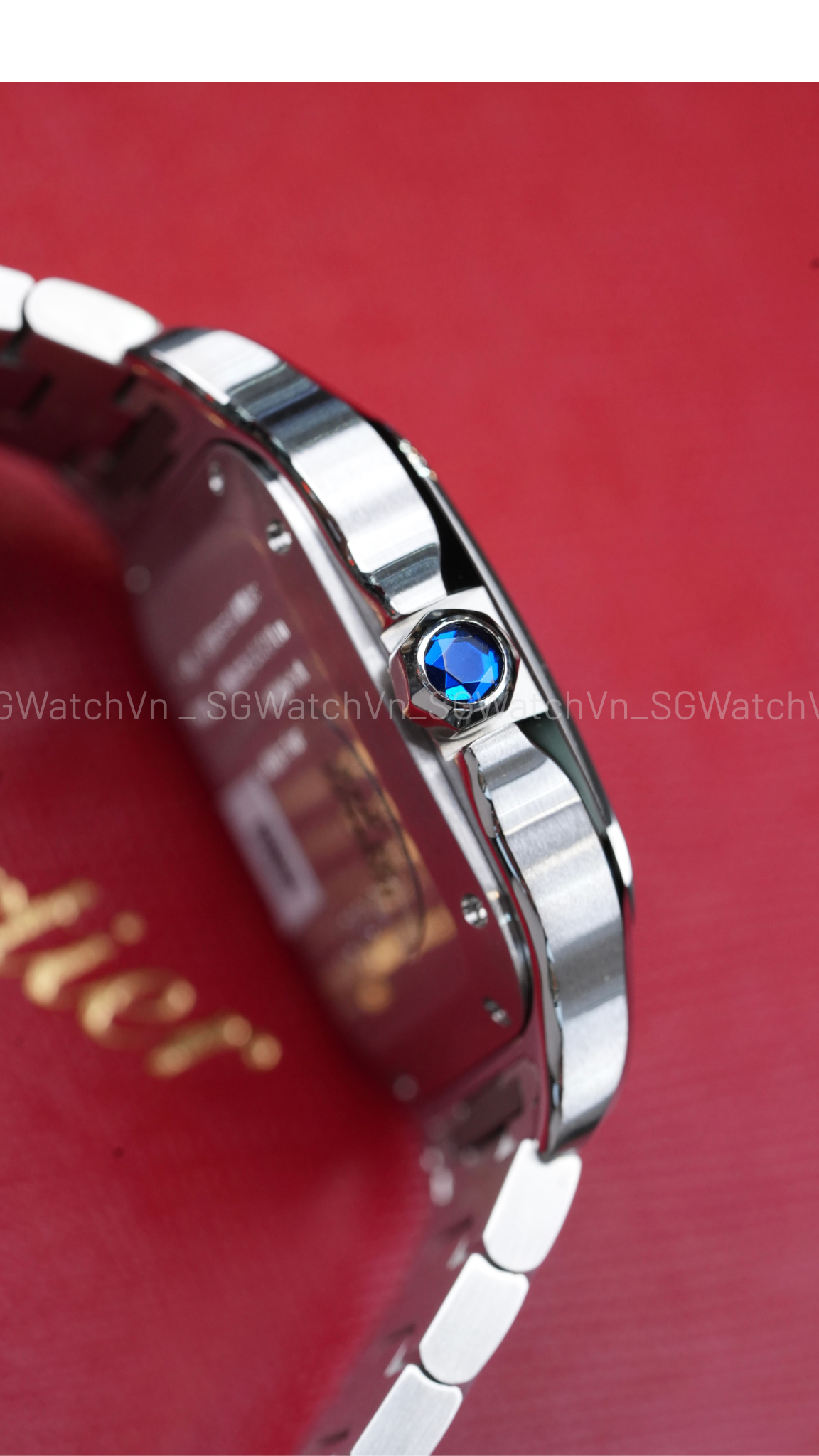 Cartier Santos de Cartier WSSA0061 (Green Gradient Dial Size M) – NEW Full Set