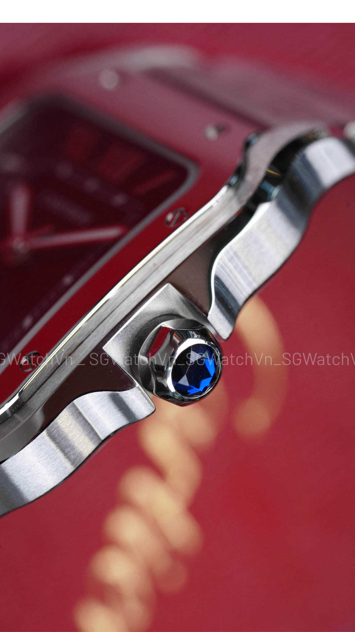 Cartier Santos de Cartier WSSA0061 (Green Gradient Dial Size M) – NEW Full Set