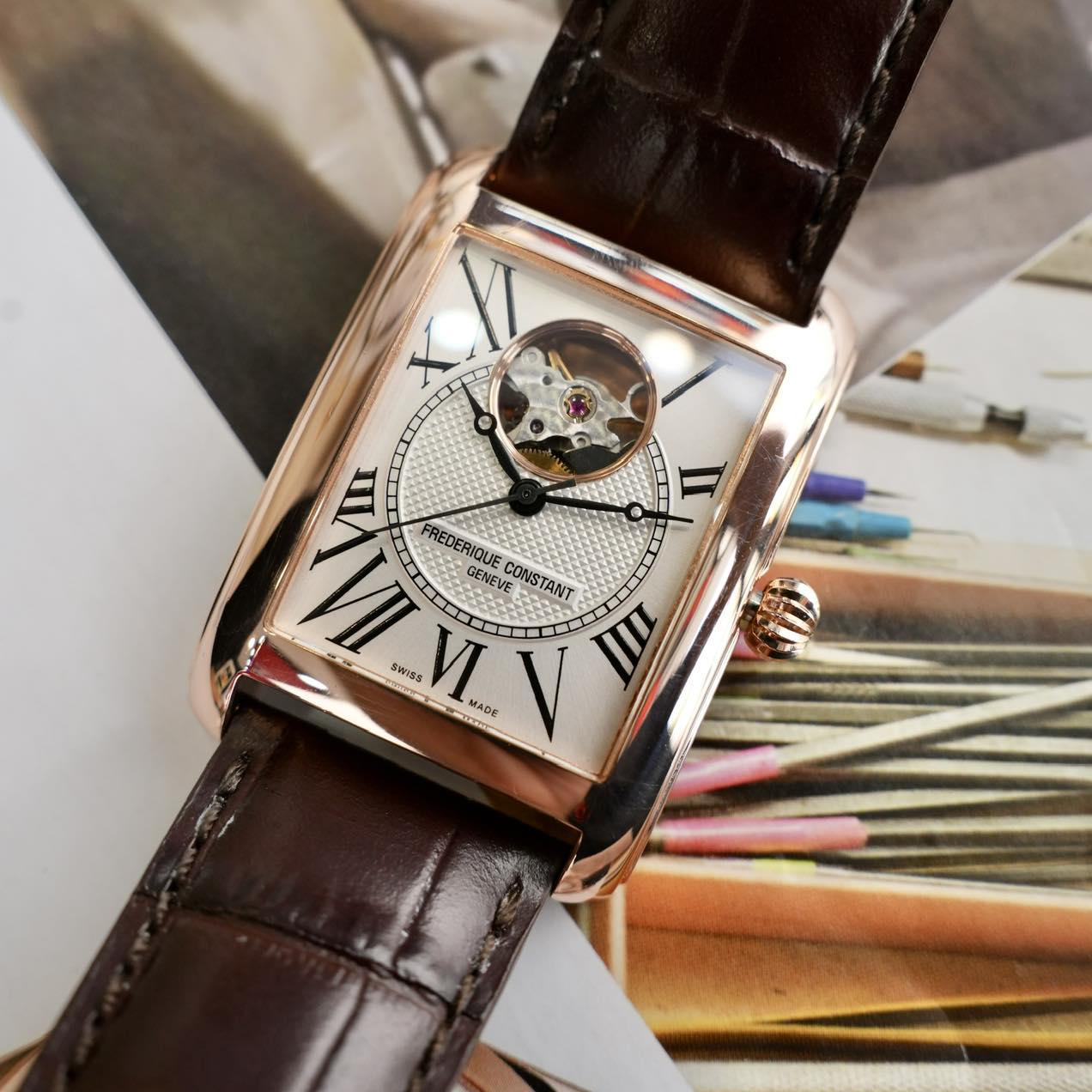 Frederique Constant Tank Heart Beat FC-310MC4S34 – Lướt Full Box