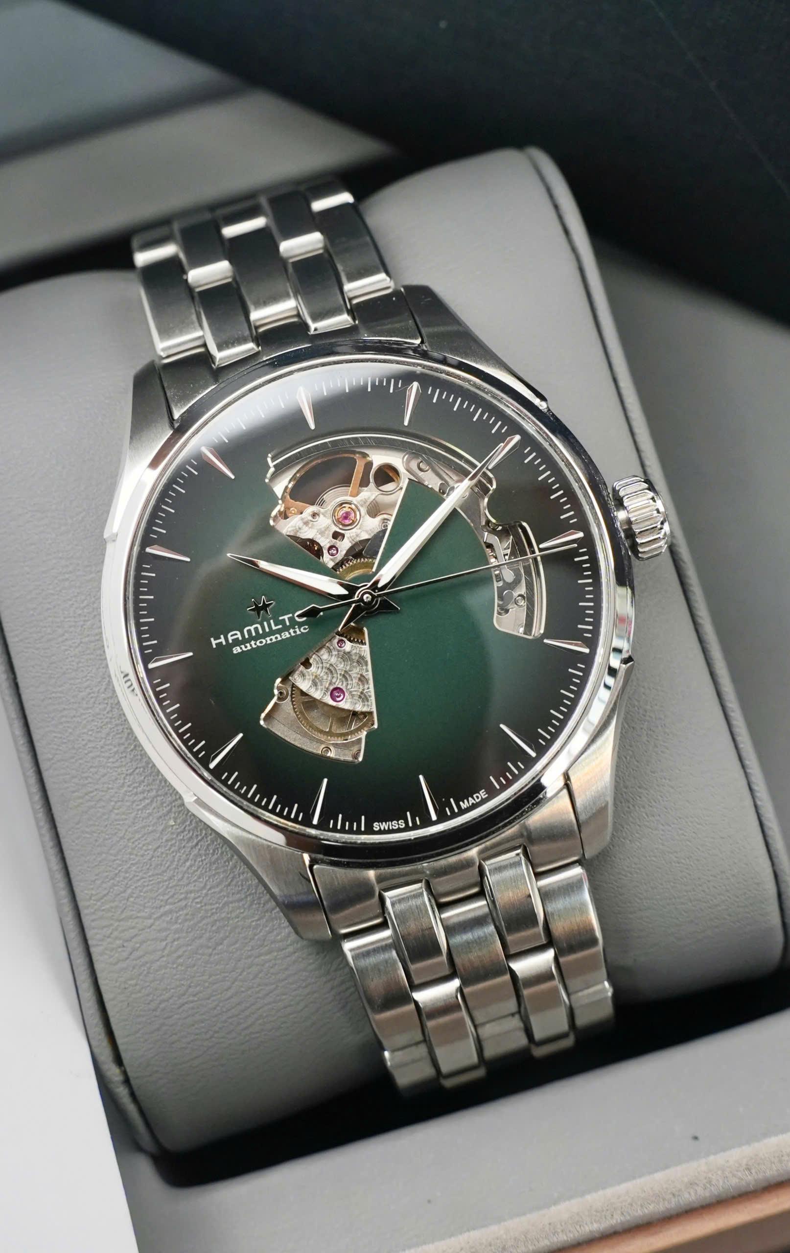 Hamilton Jazzmaster Open Heart Index 40mm H32675160 Used