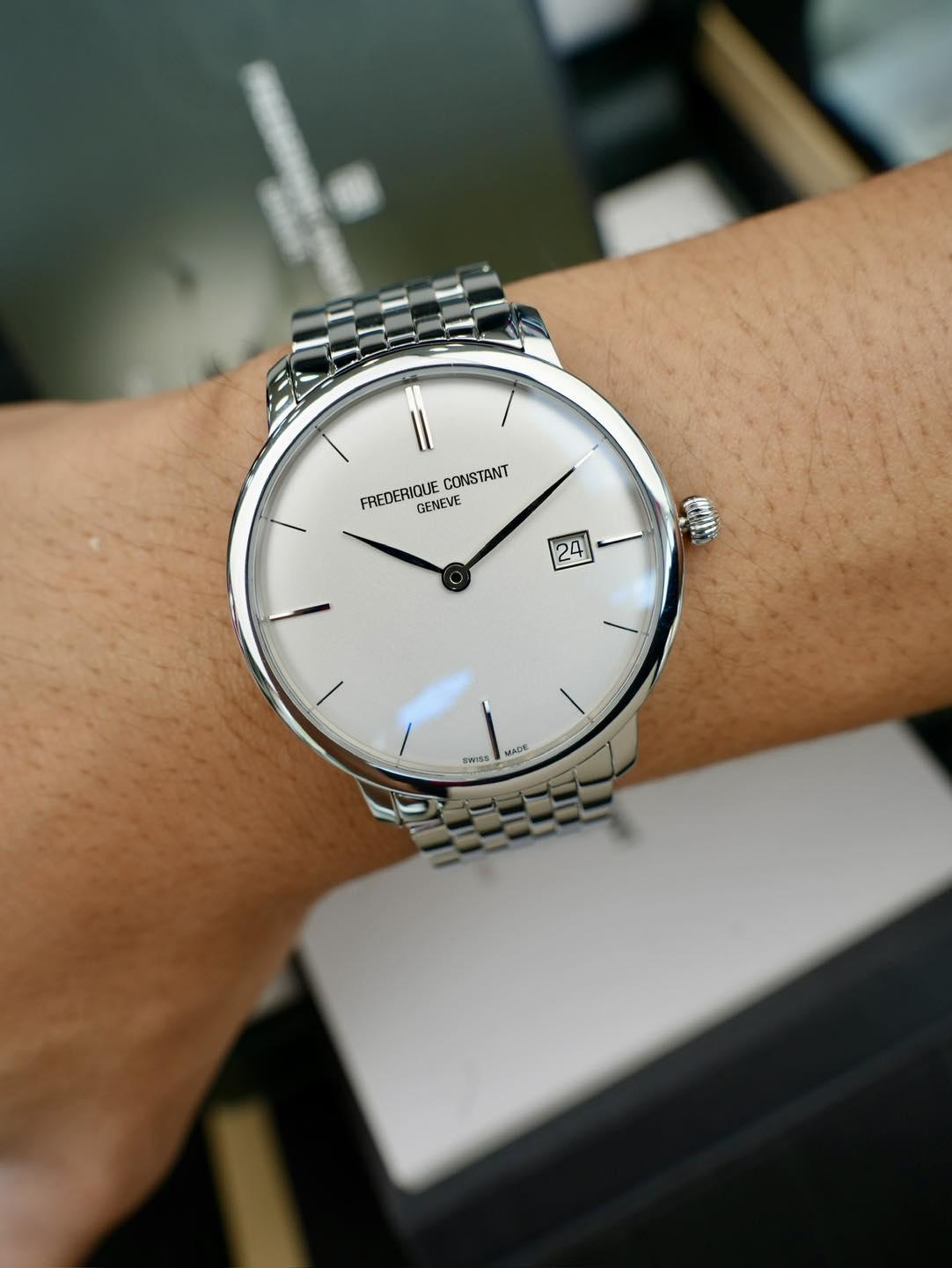 Frederique Constant Slimline FC-306S4S6B Used _ Thụy Sĩ thanh lịch