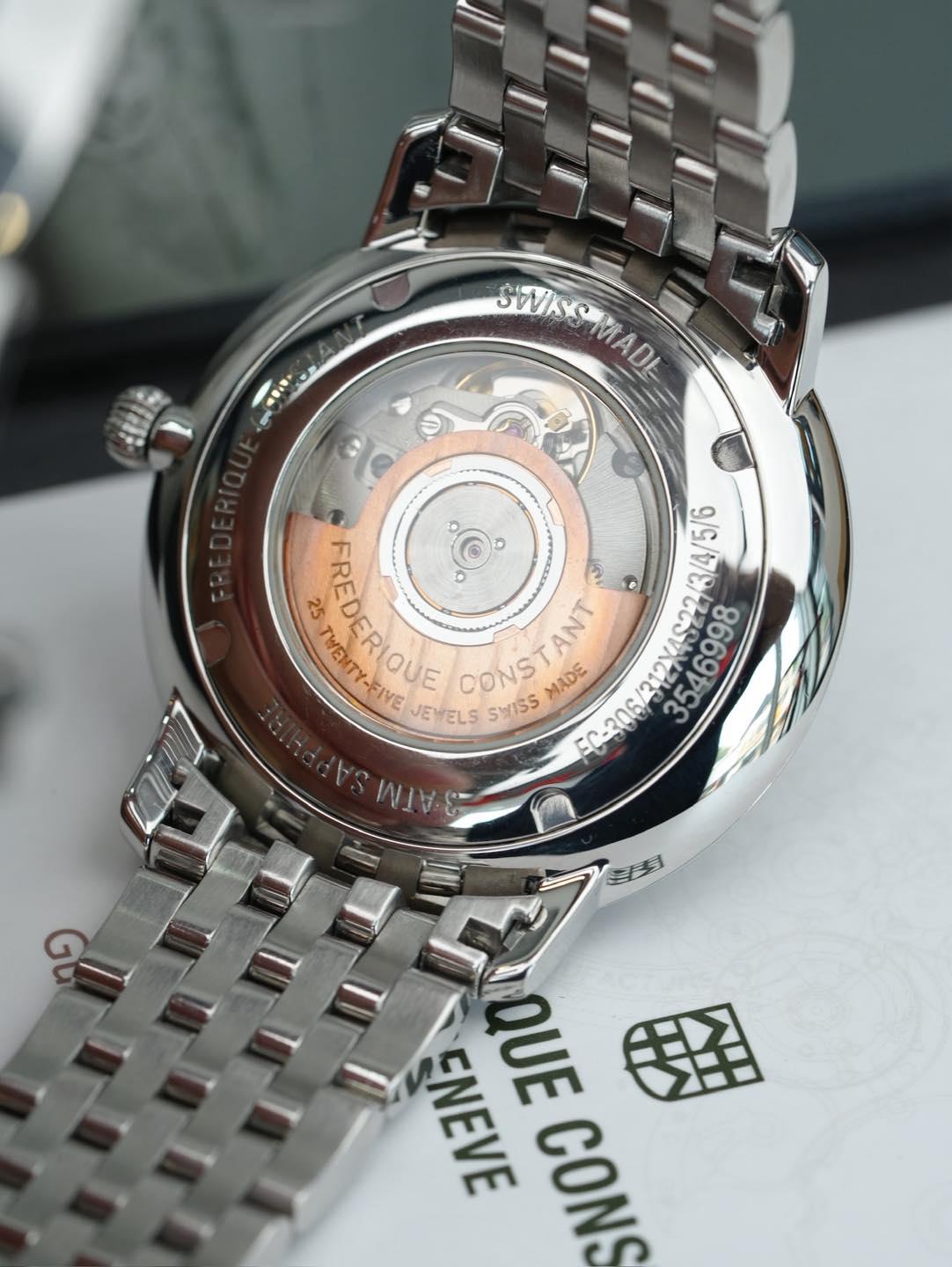 Frederique Constant Slimline FC-306S4S6B Used _ Thụy Sĩ thanh lịch