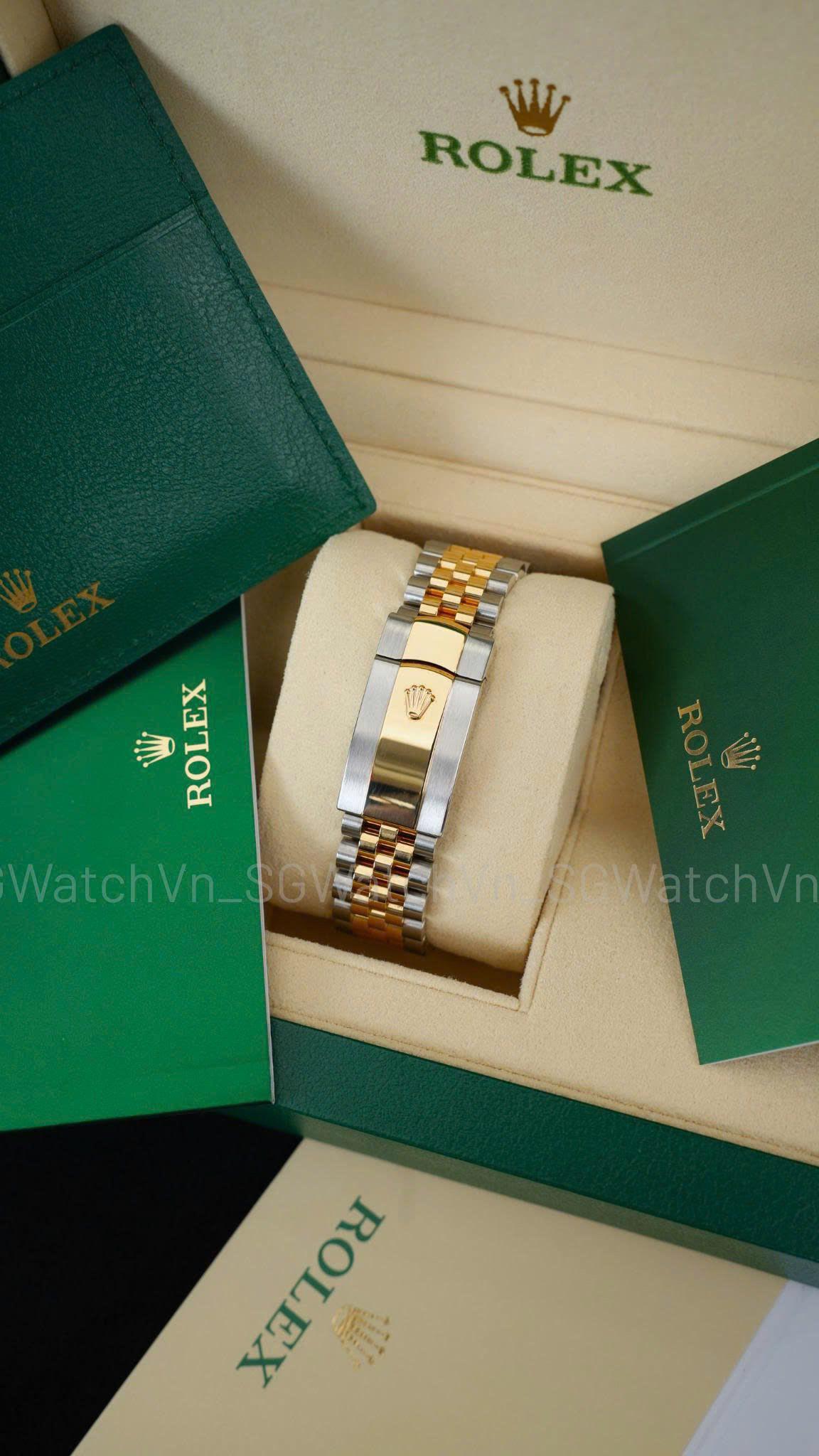 Rolex Datejust 41 Ref.126333 Mặt Xà Cừ (MOP) Demi Vàng – Rolex Lướt Chính Hãng, Fullset 2020