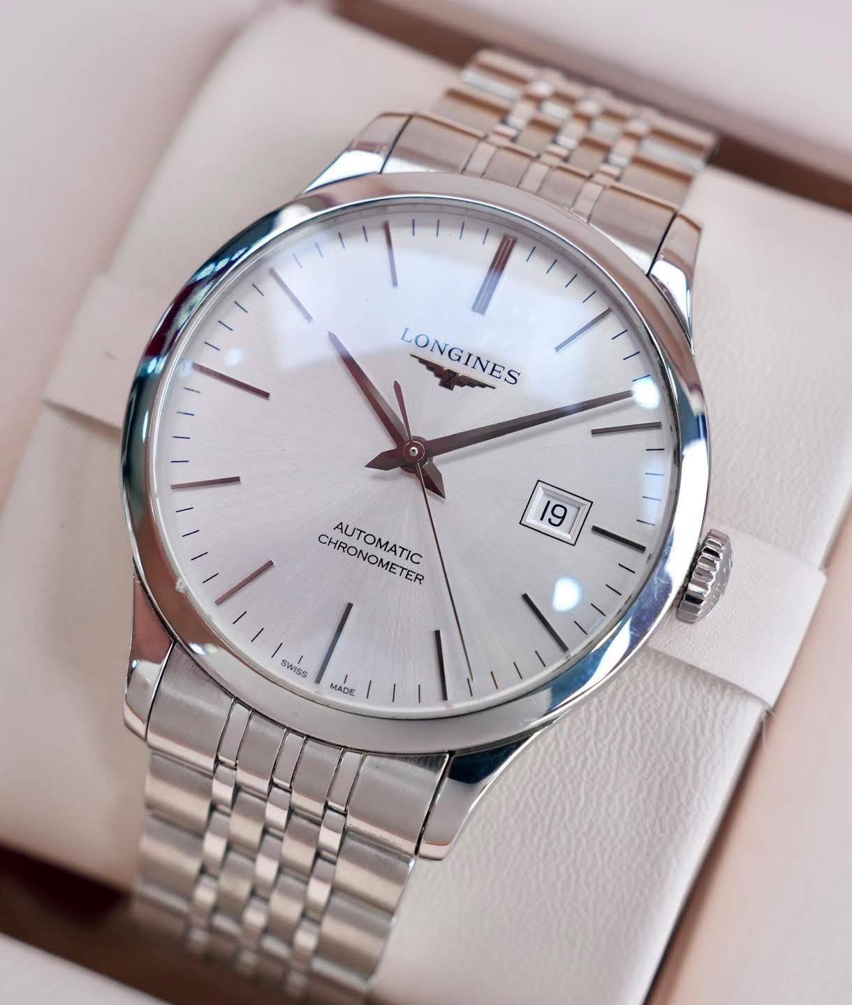 Longines Record L2.821.4.72.6 Used COSC Chronometer