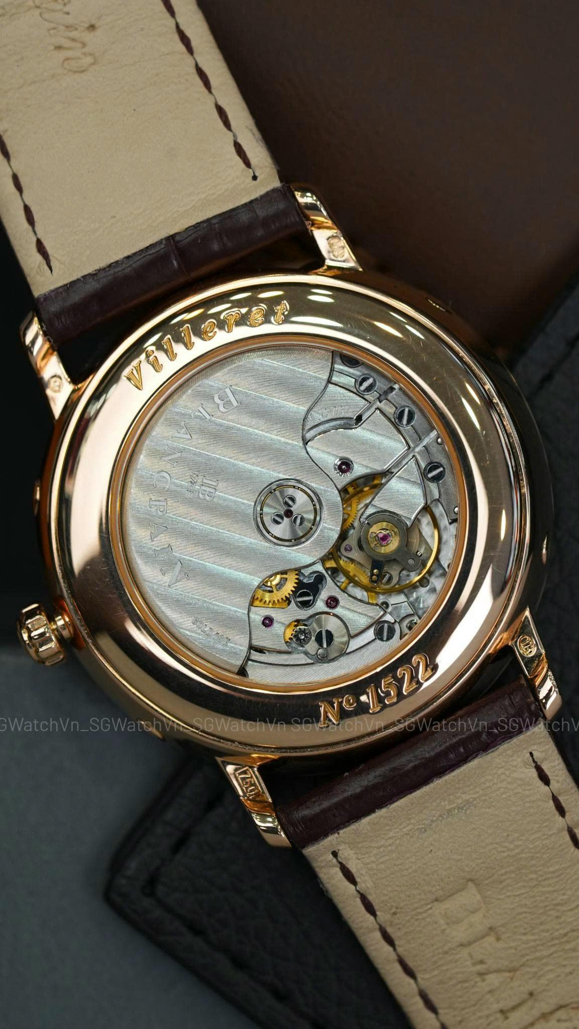 Blancpain Villeret Complete Calendar Moonphase 18K Rose Gold – 6263-3642-55B Used 