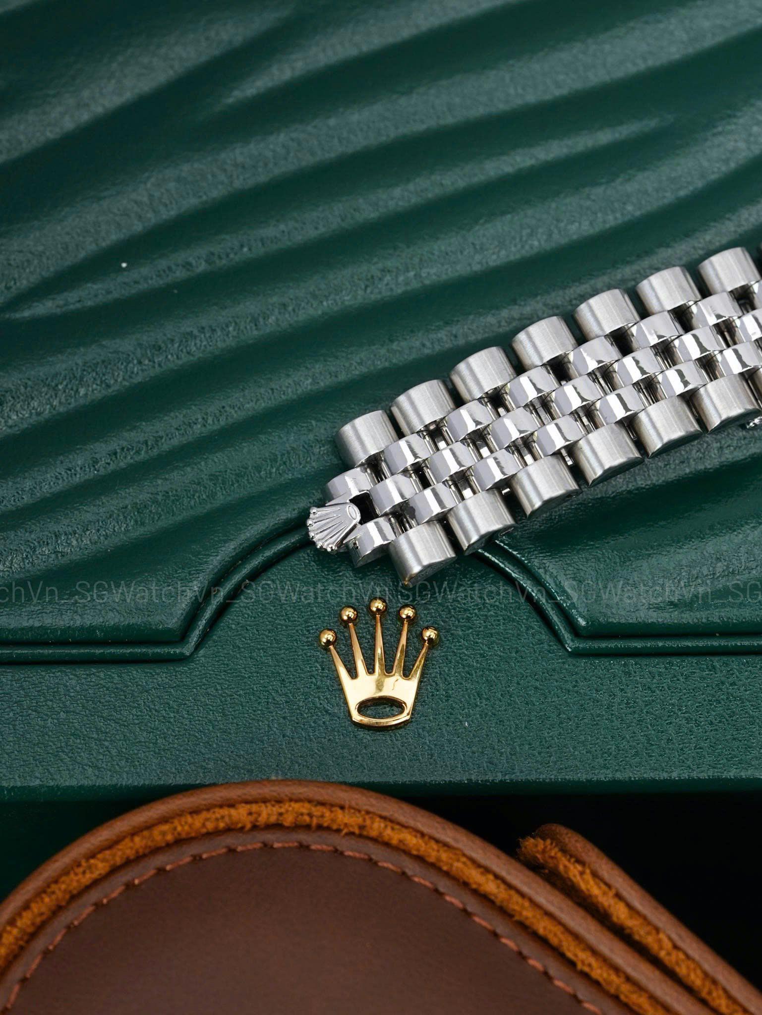 Rolex Datejust 36mm Ref.116234 Vi Tính Trắng Kim Cương – Dây Jubilee (Seri G)