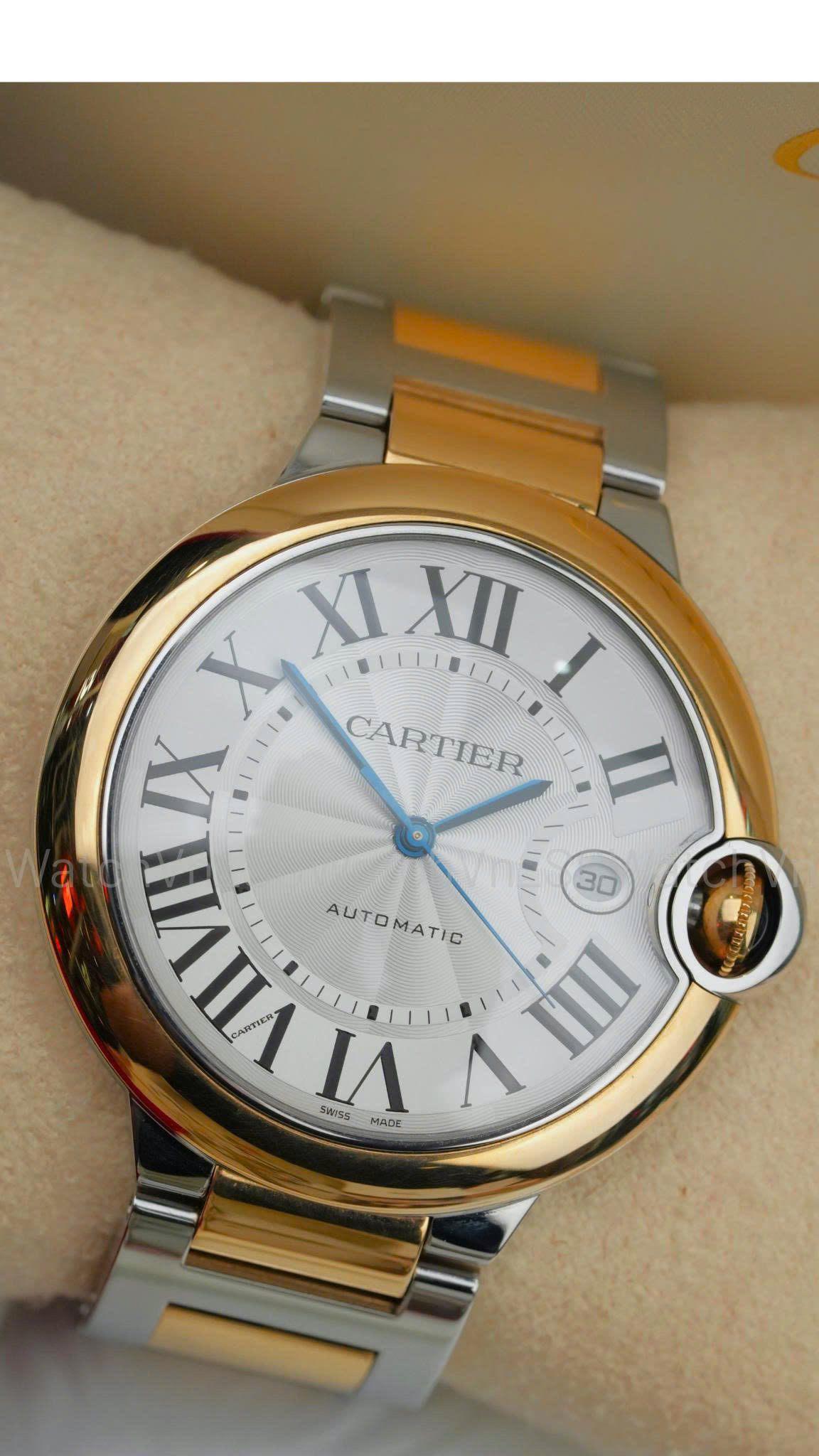 Cartier Ballon Bleu de Cartier 42mm Demi Vàng 18K – Ref. W2BB0039 (Lướt, Bảo hành QT đến 2032)
