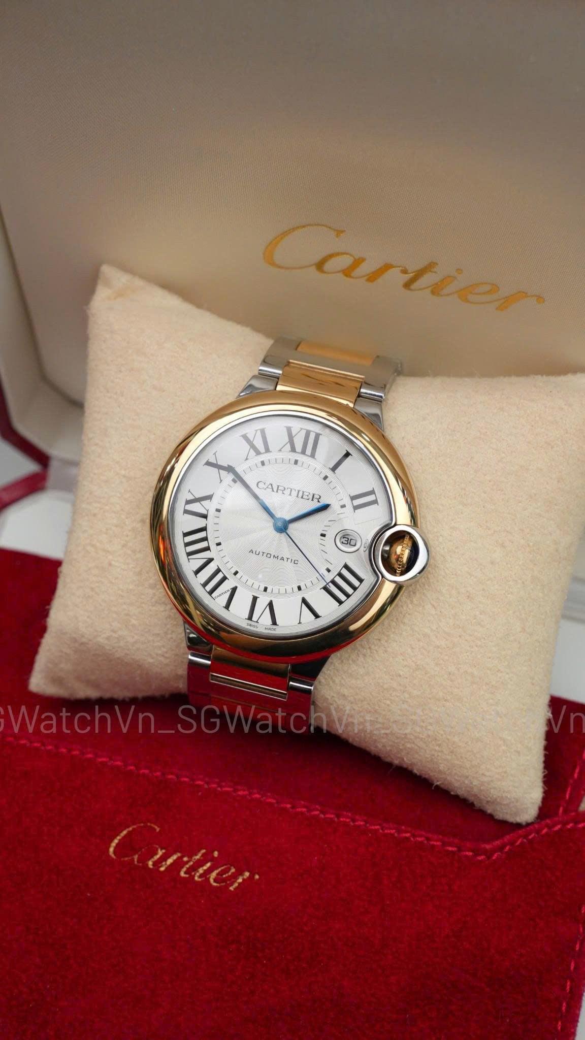 Cartier Ballon Bleu de Cartier 42mm Demi Vàng 18K – Ref. W2BB0039 (Lướt, Bảo hành QT đến 2032)
