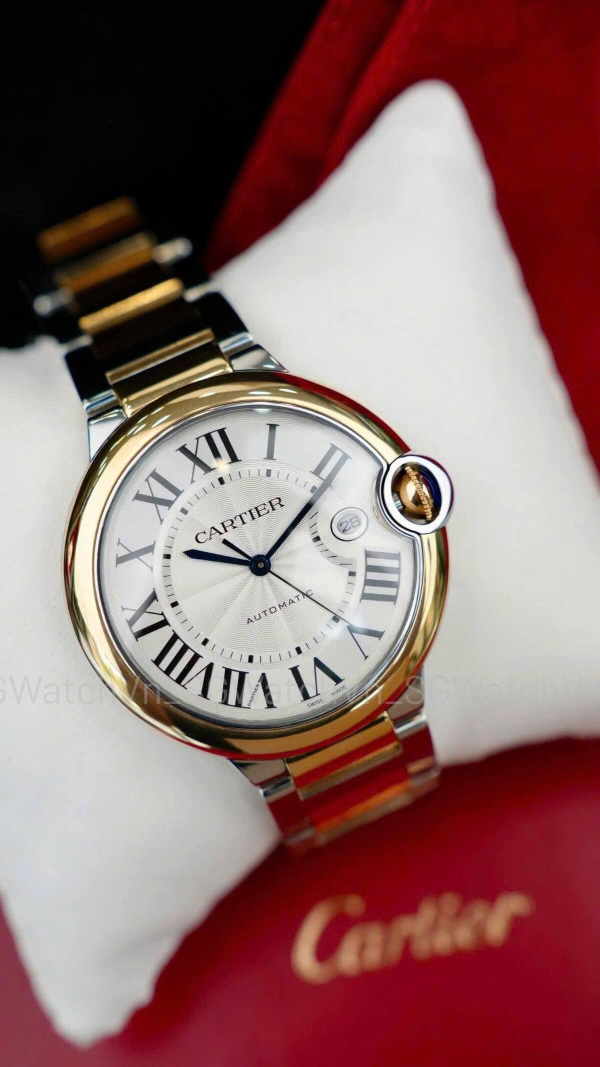 Cartier Ballon Bleu de Cartier 42mm Demi Vàng 18K – Ref. W2BB0039 (Lướt, Bảo hành QT đến 2032)