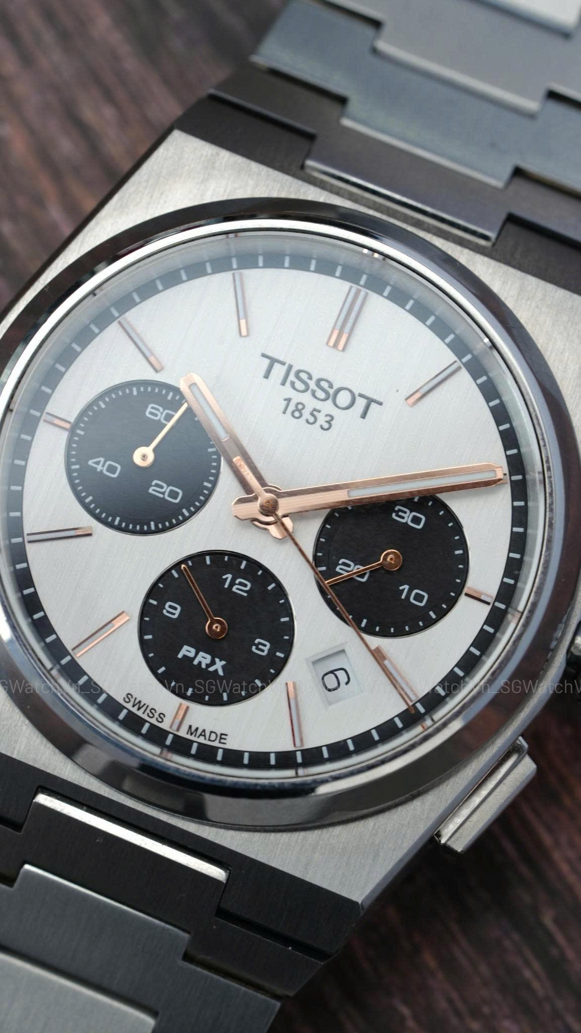 Tissot PRX Chronograph T137.427.11.011.00 Used 97% Full Box