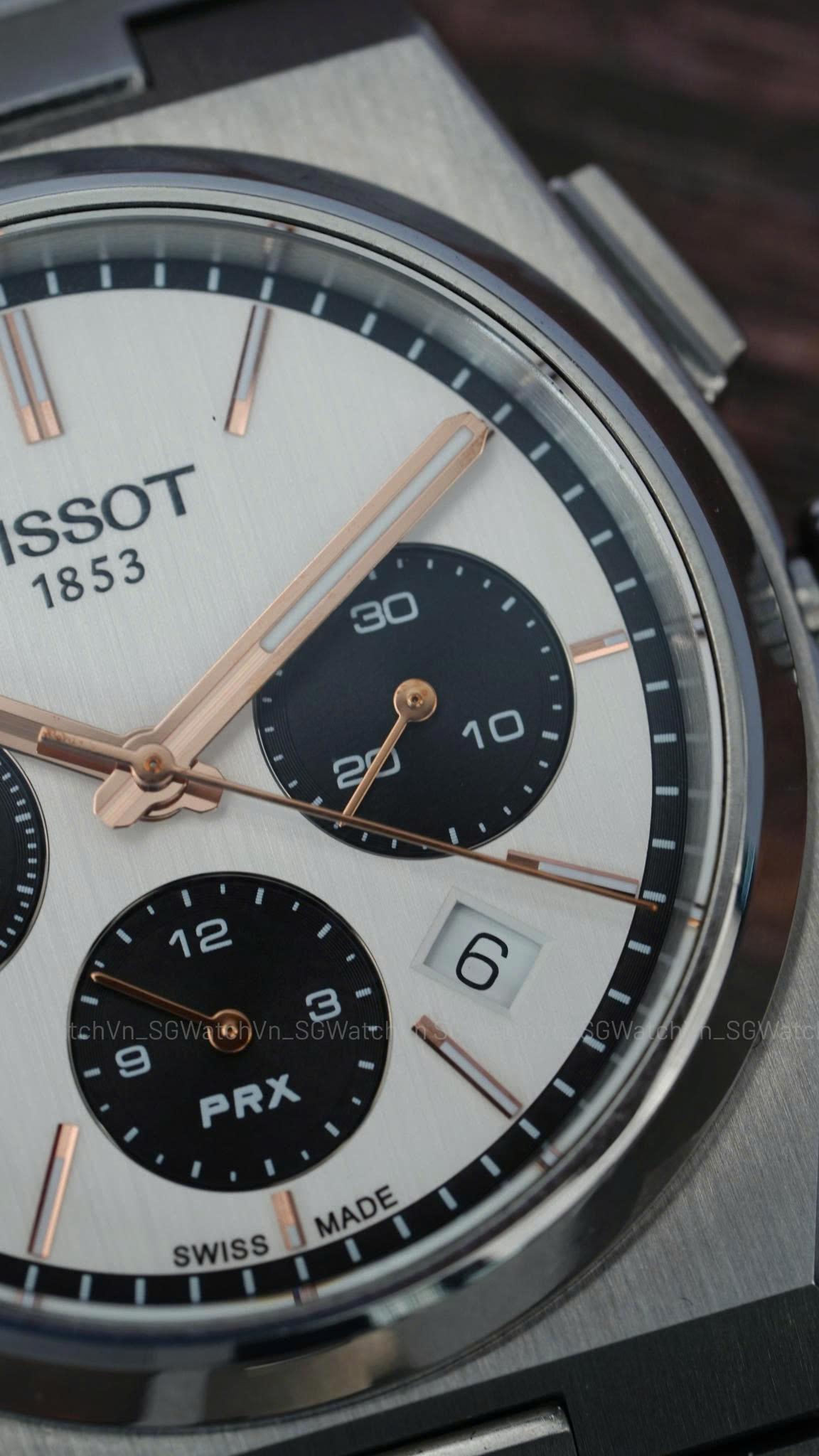 Tissot PRX Chronograph T137.427.11.011.00 Used 97% Full Box