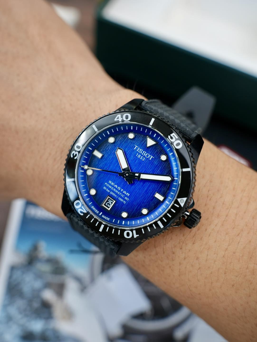 Tissot Seastar T120.807.37.041.00 USED– Diver 300m Powermatic 80