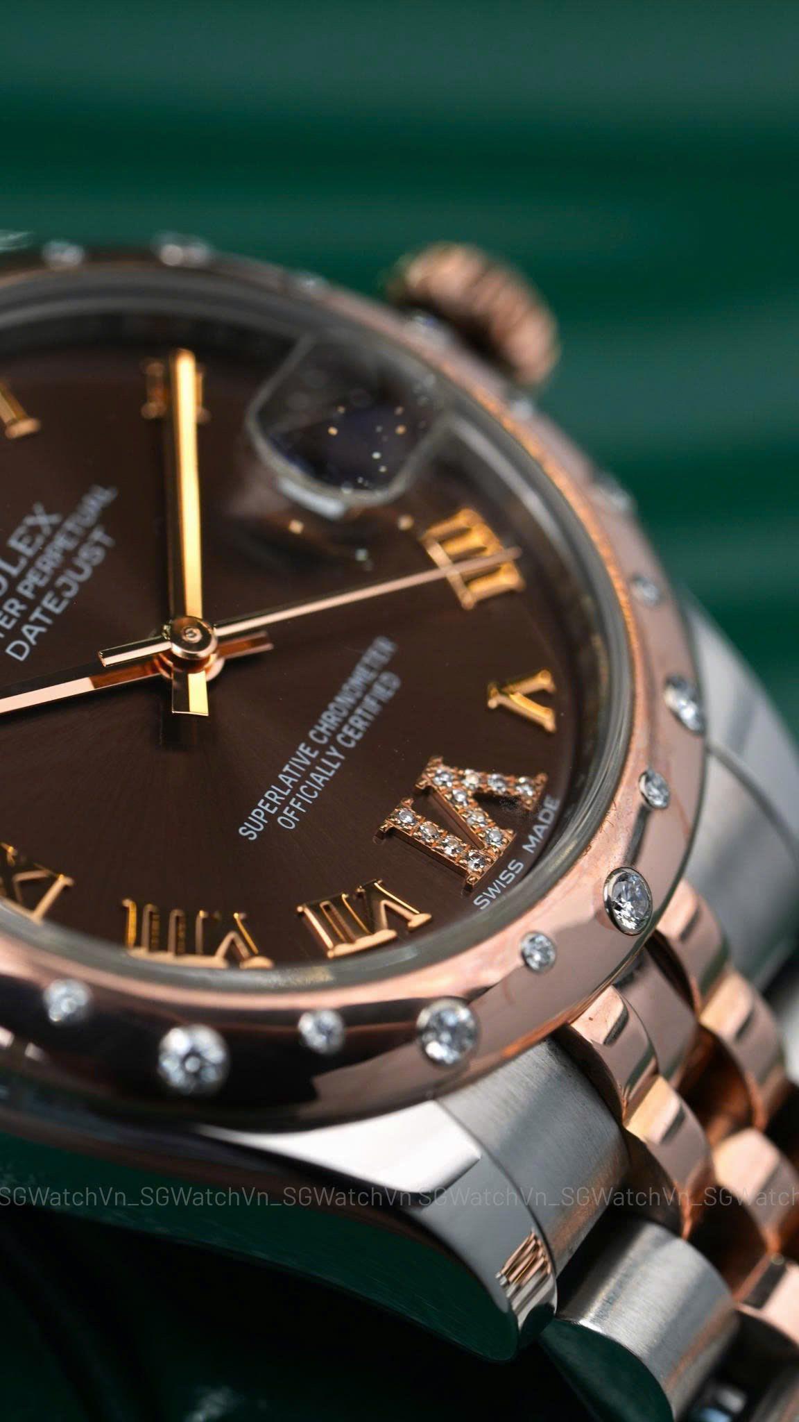 Rolex Datejust 178341 31mm Chocolate Diamond Dial – 18K Fullset 2020