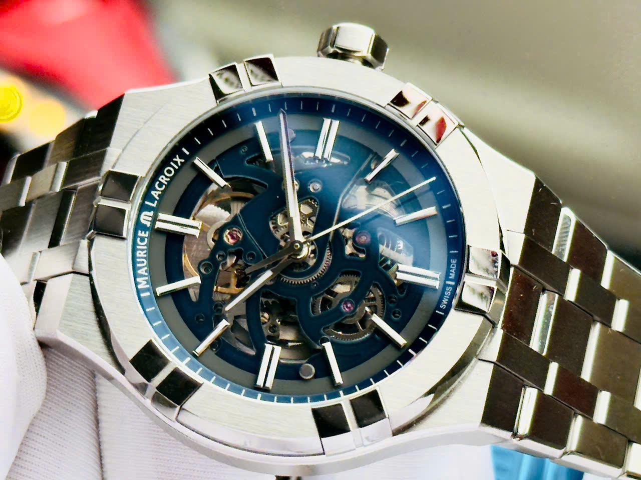 Maurice Lacroix Aikon Skeleton AI6008-SS002-031-1