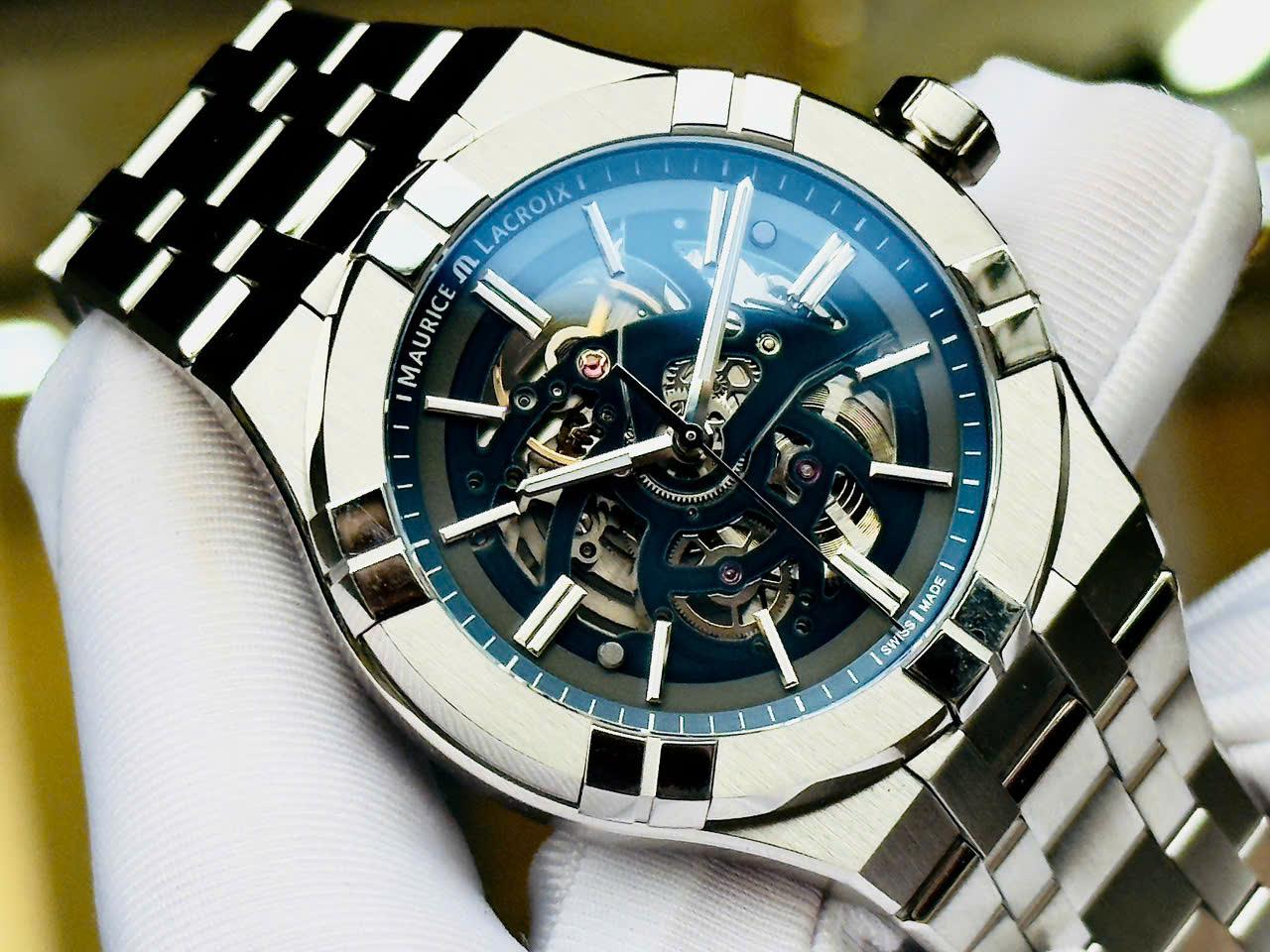 Maurice Lacroix Aikon Skeleton AI6008-SS002-031-1