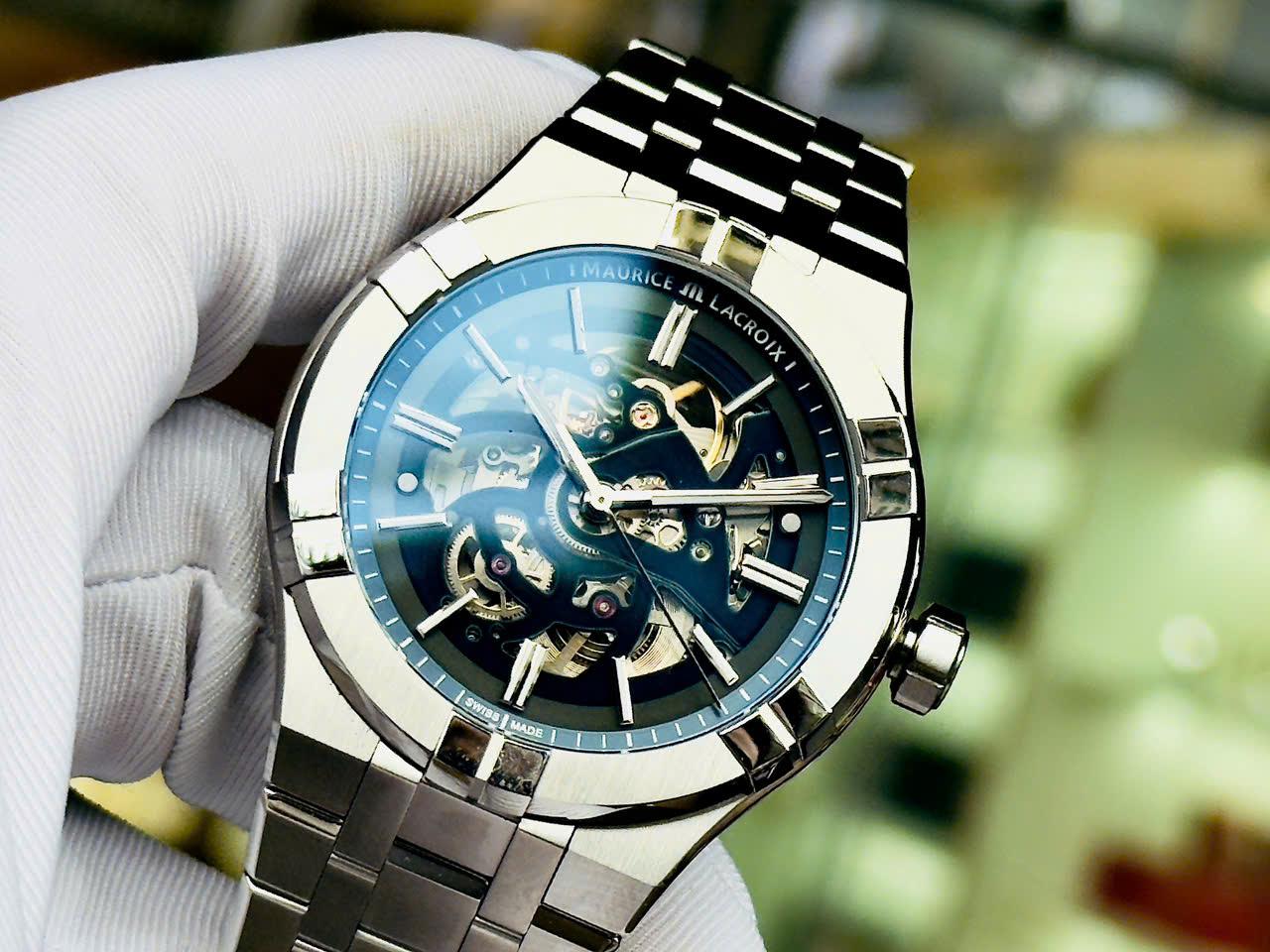 Maurice Lacroix Aikon Skeleton AI6008-SS002-031-1