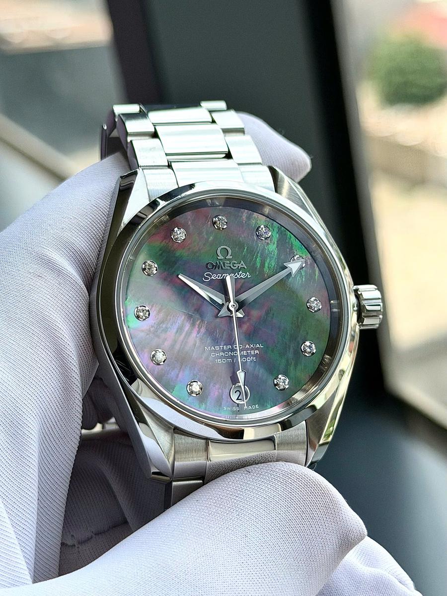 Omega Aqua Terra MOP Tím Diamond 231.10.39.21.57.001