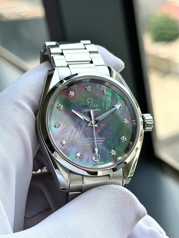 Omega Aqua Terra MOP Tím Diamond 231.10.39.21.57.001