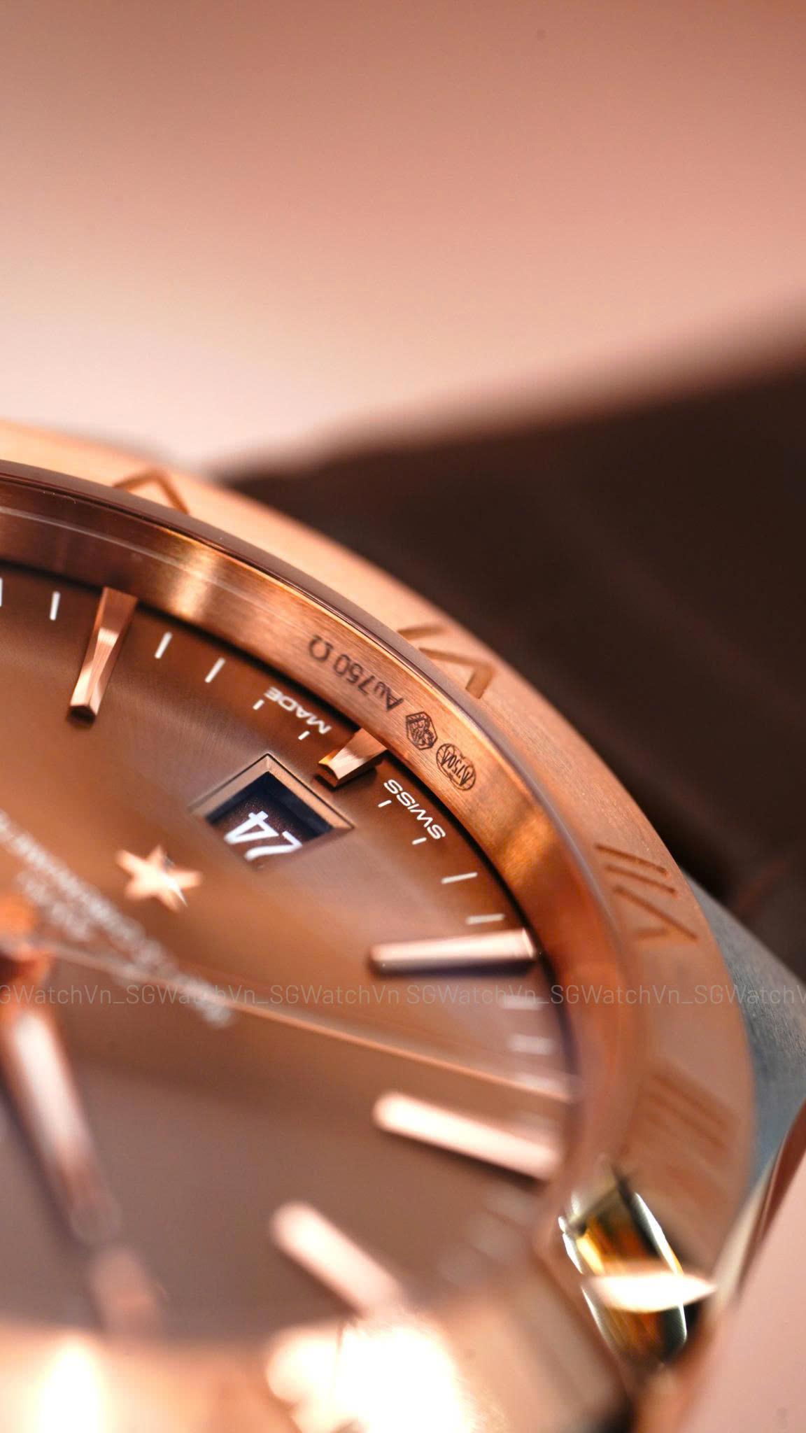 Omega Constellation 39mm Sedna Gold Chocolate Dial