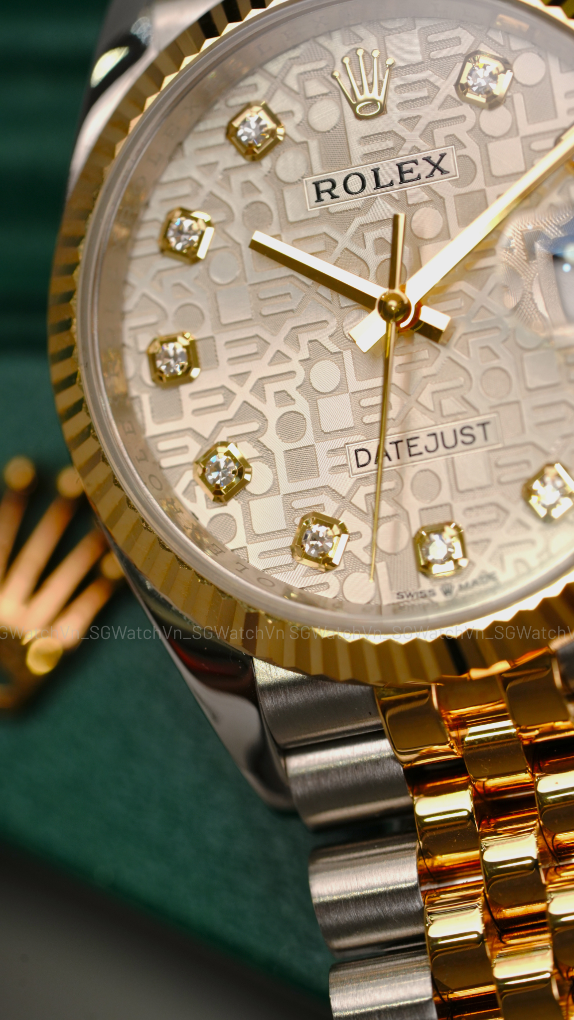 Rolex Datejust 126233 mặt số vi tính trắng