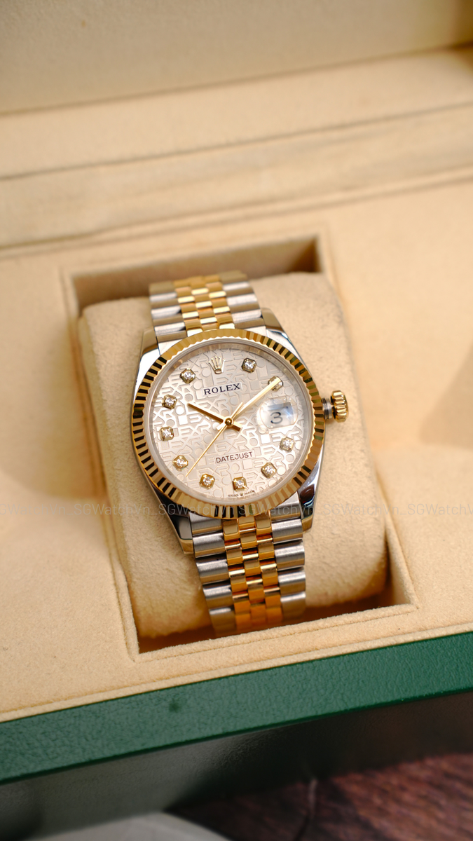 Rolex Datejust 126233 mặt số vi tính trắng