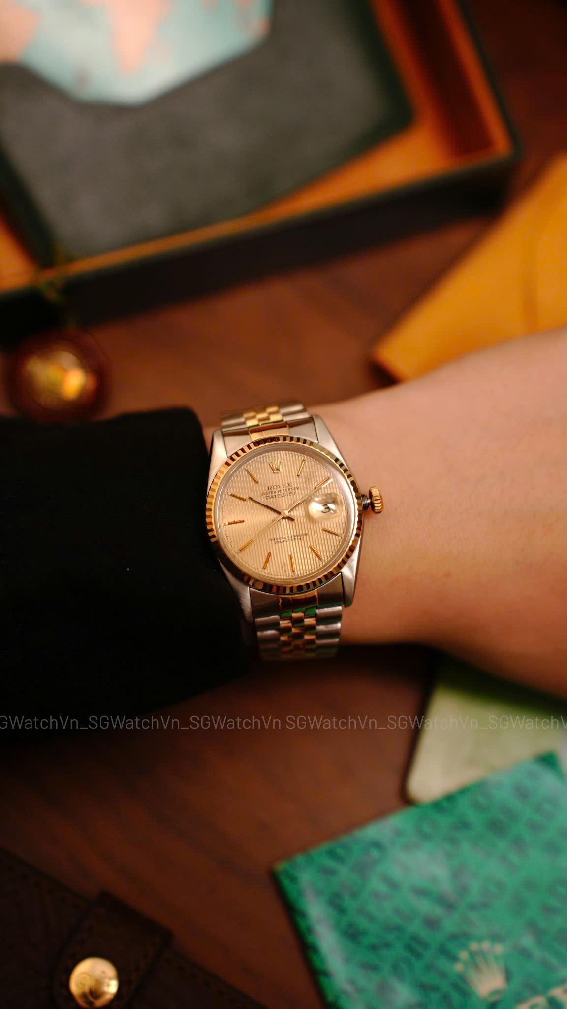 Rolex Datejust 16233 Demi Vàng 18K 36mm