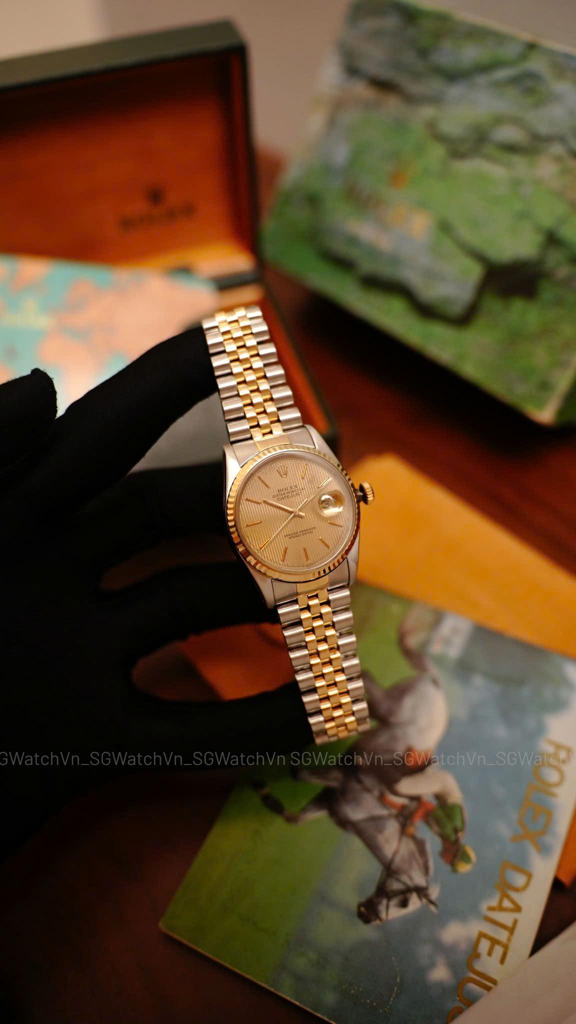 Rolex Datejust 16233 Demi Vàng 18K 36mm