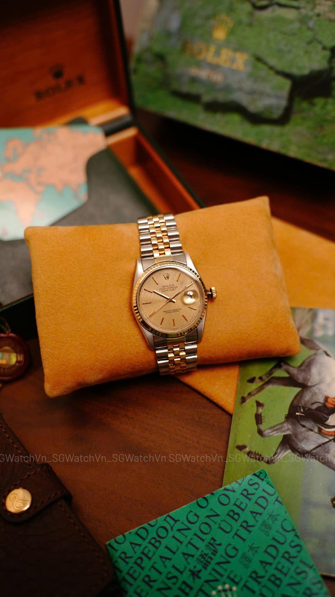 Rolex Datejust 16233 Demi Vàng 18K 36mm