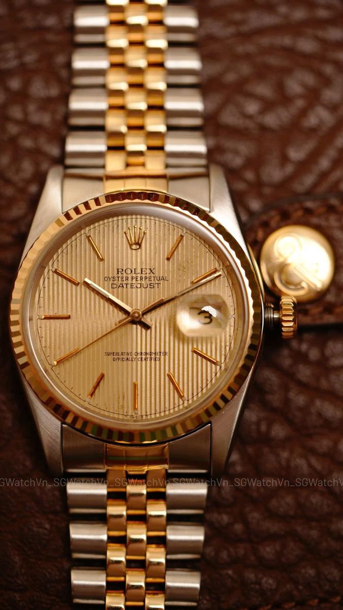 Rolex Datejust 16233 Demi Vàng 18K 36mm