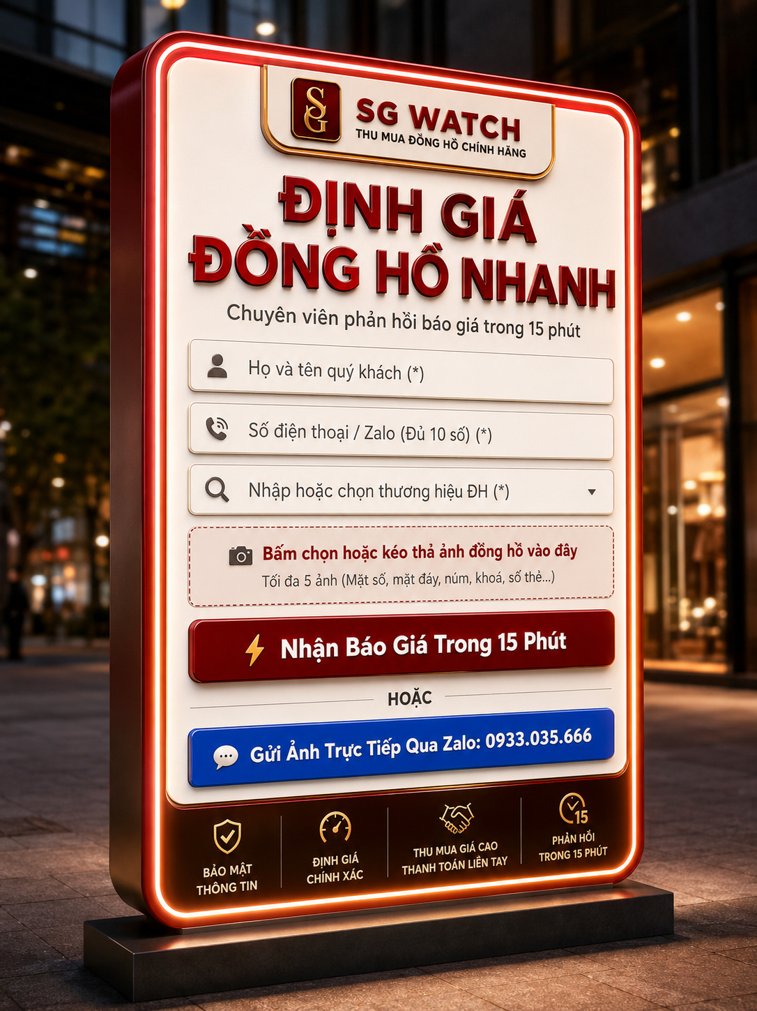 Thu Mua Đồng Hồ Cũ Online Như Thế Nào? Quy Trình Từ SGWatch