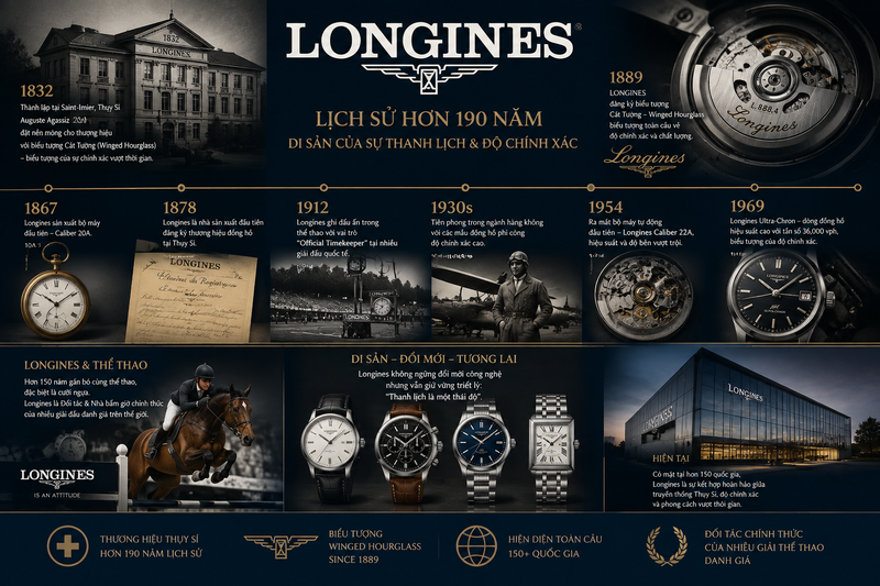 Đồng Hồ Longines Cũ: Các Dòng Phổ Biến, Giá Tham Khảo Và Kinh Nghiệm Mua
