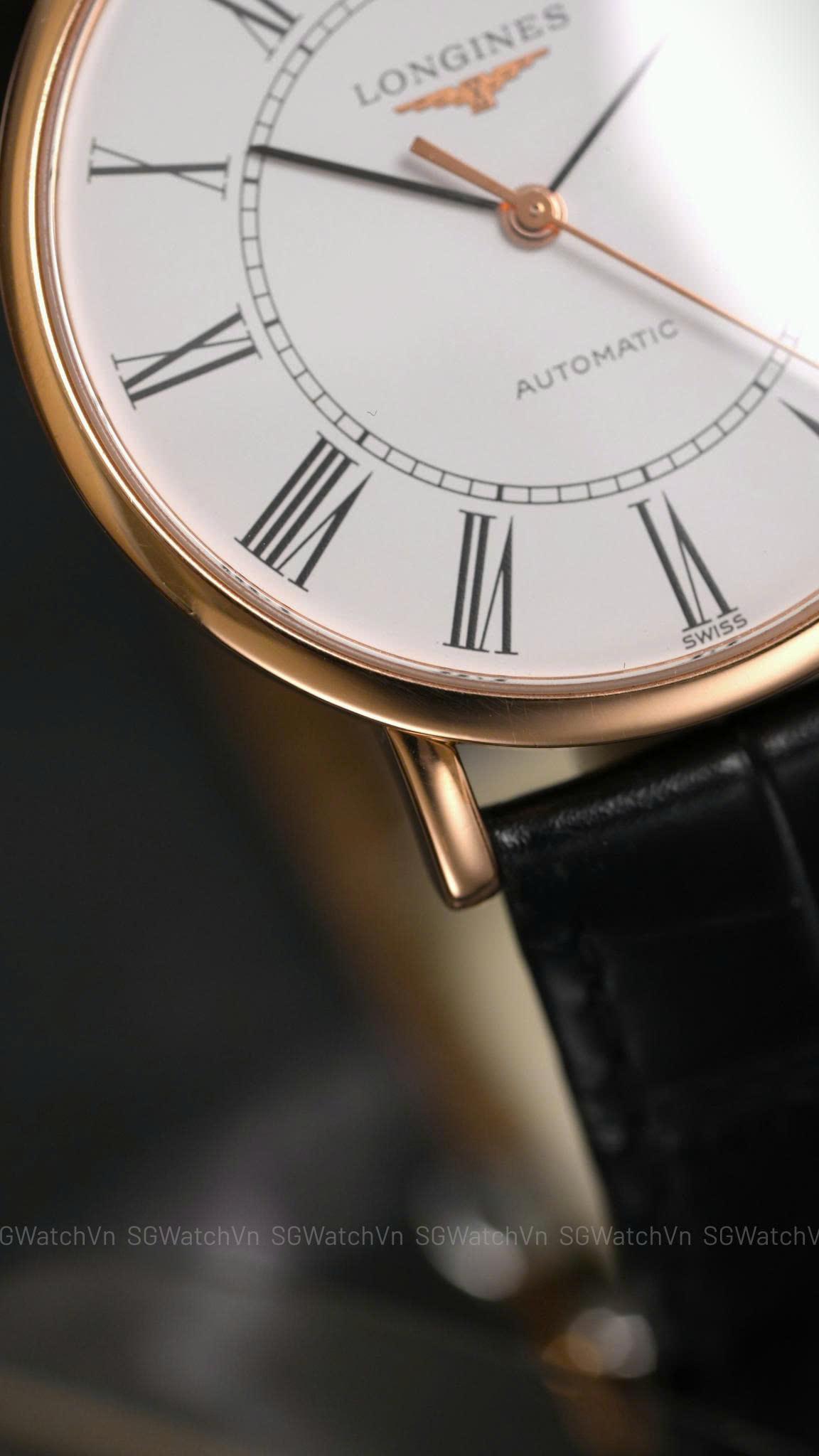 Longines Elegant L4.787.8.11.4 37mm – Vàng Hồng 18K, Automatic