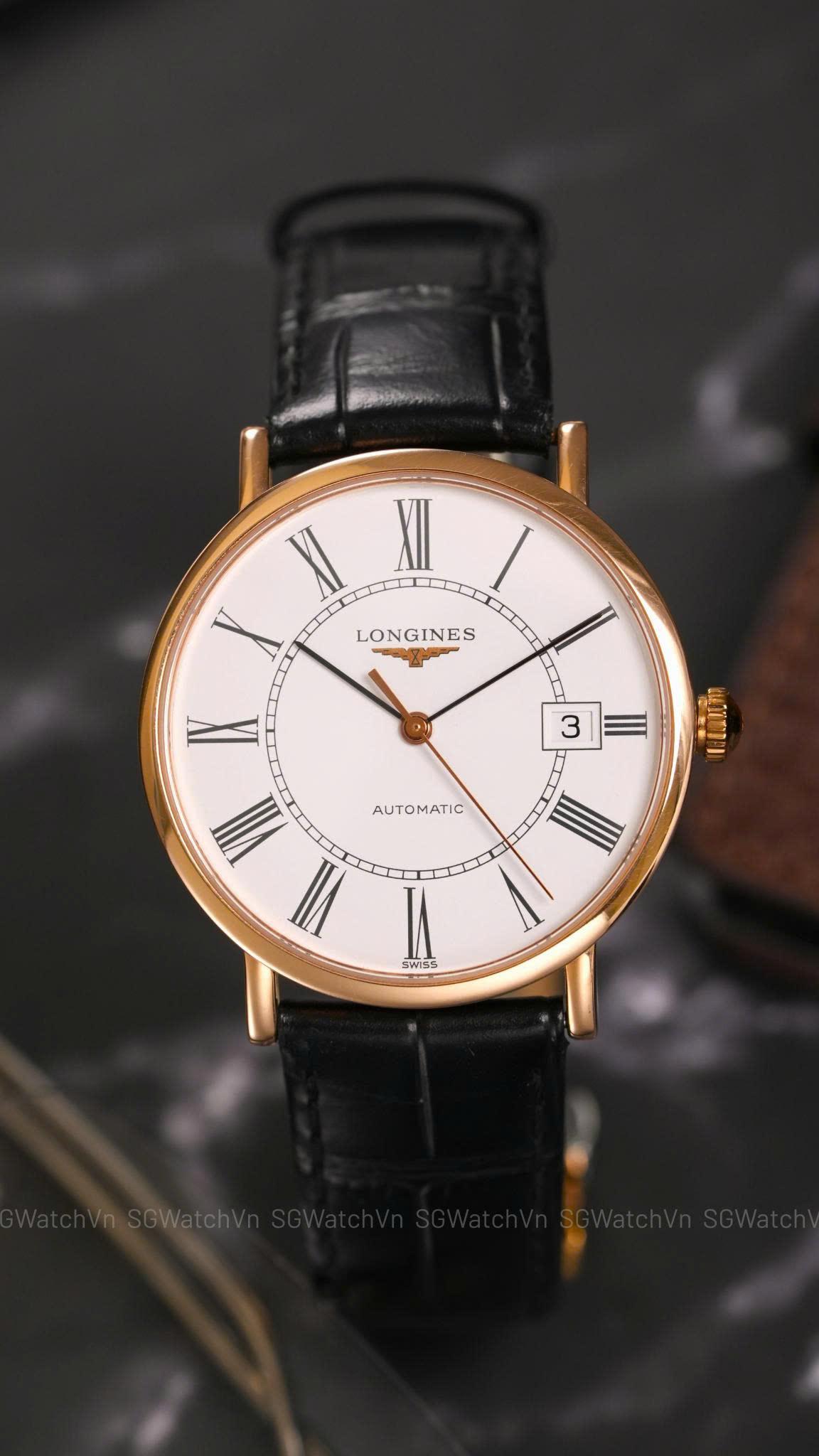 Longines Elegant L4.787.8.11.4 37mm – Vàng Hồng 18K, Automatic