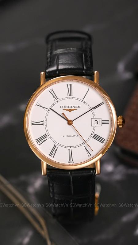 Longines Elegant L4.787.8.11.4 37mm – Vàng Hồng 18K, Automatic