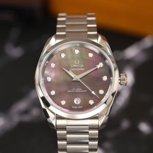 Omega Seamaster Aqua Terra 150M 220.10.38.20.57.001 38mm – Mặt Xà Cừ Tahiti Đính Kim Cương