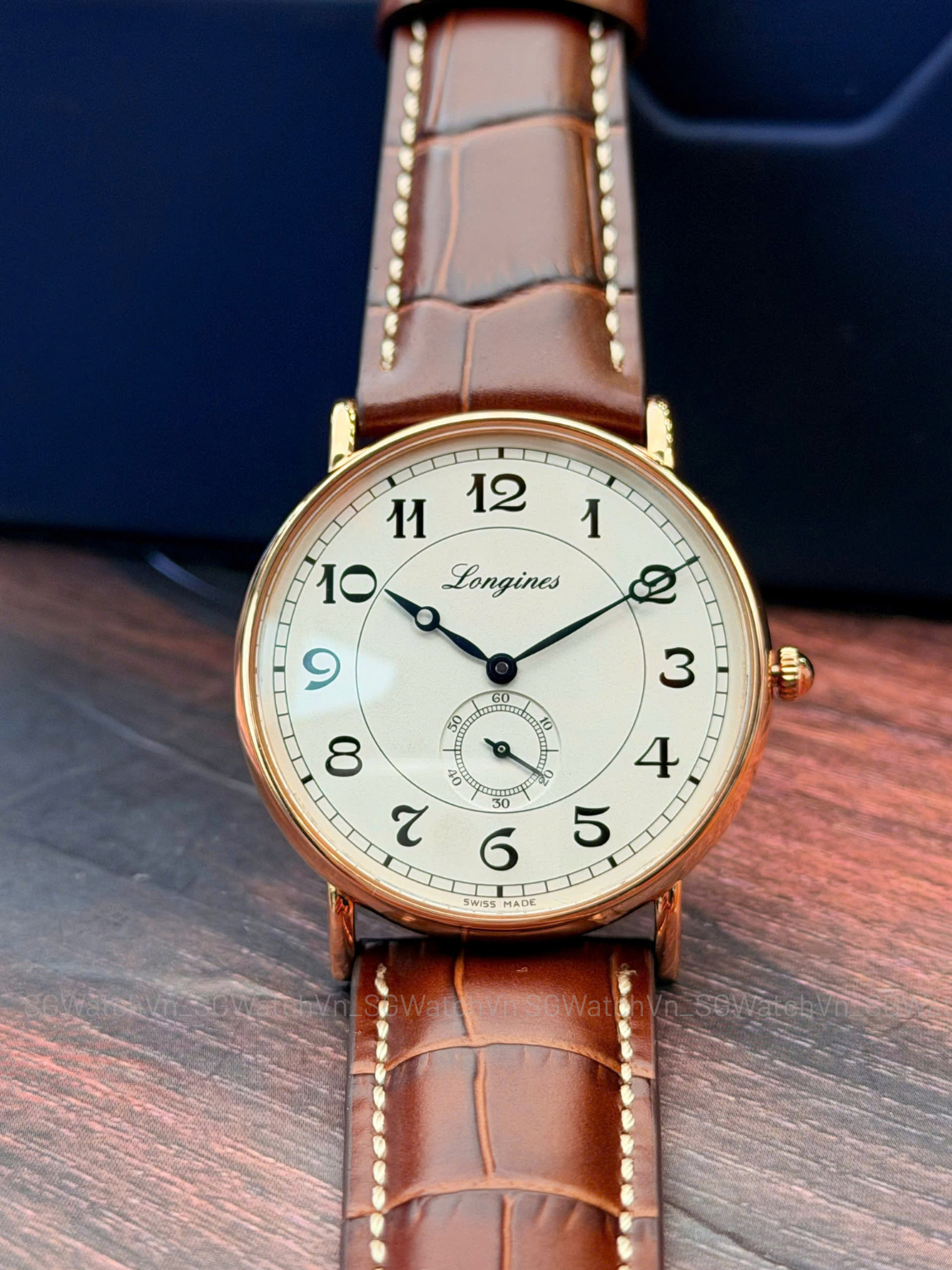 Longines Présence Heritage L4.785.8.73.2 – Vàng Hồng 18K, Small Seconds, Automatic 38.5mm