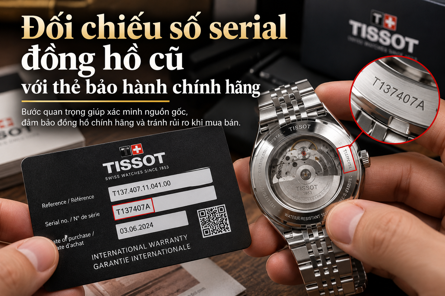 Cách Kiểm Tra Đồng Hồ Cũ Chính Hãng: Quy Trình 3 Lớp Dễ Áp Dụng