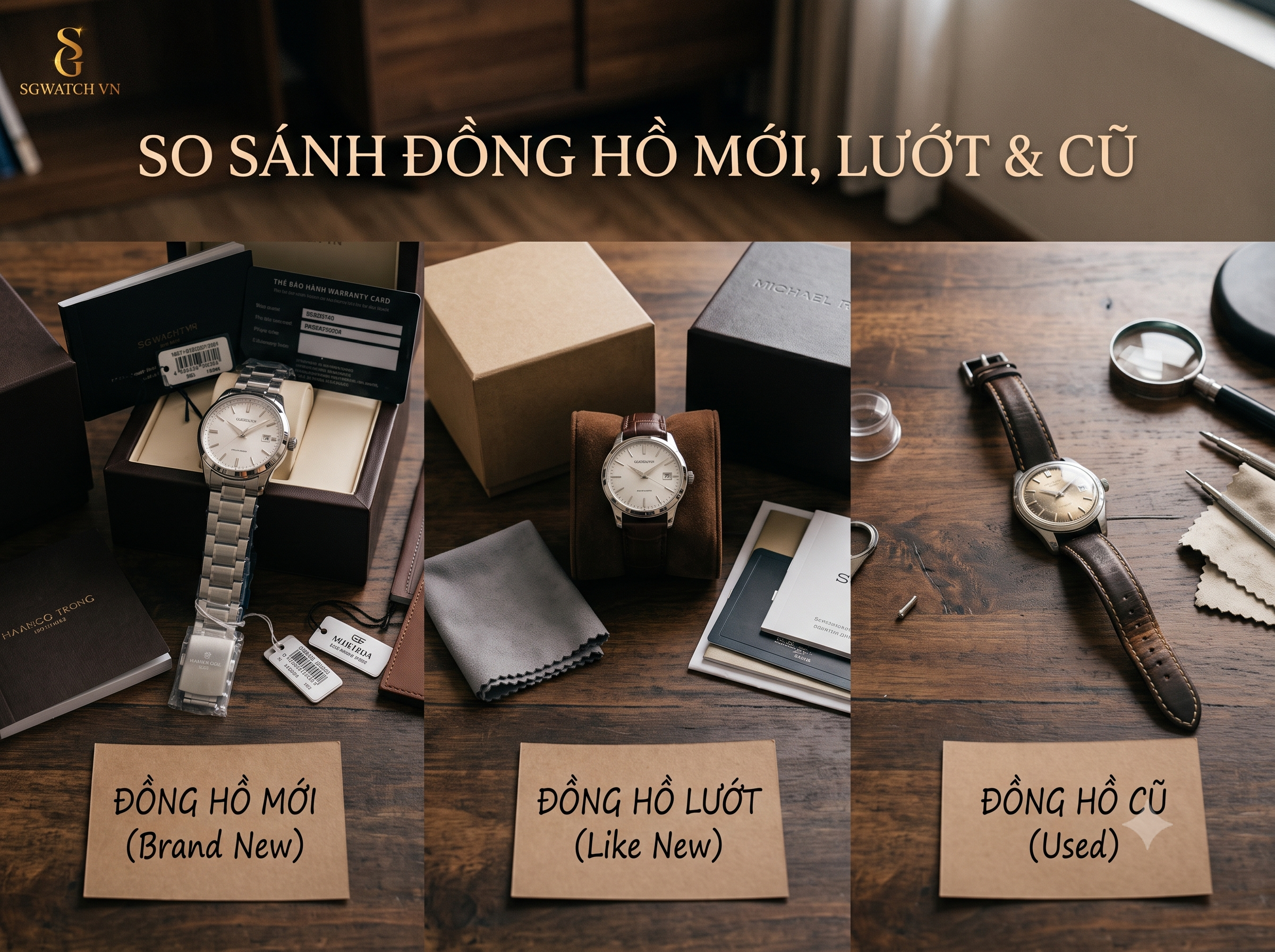 Có Nên Mua Đồng Hồ Lướt Không? So Sánh Lướt, Mới Và Cũ